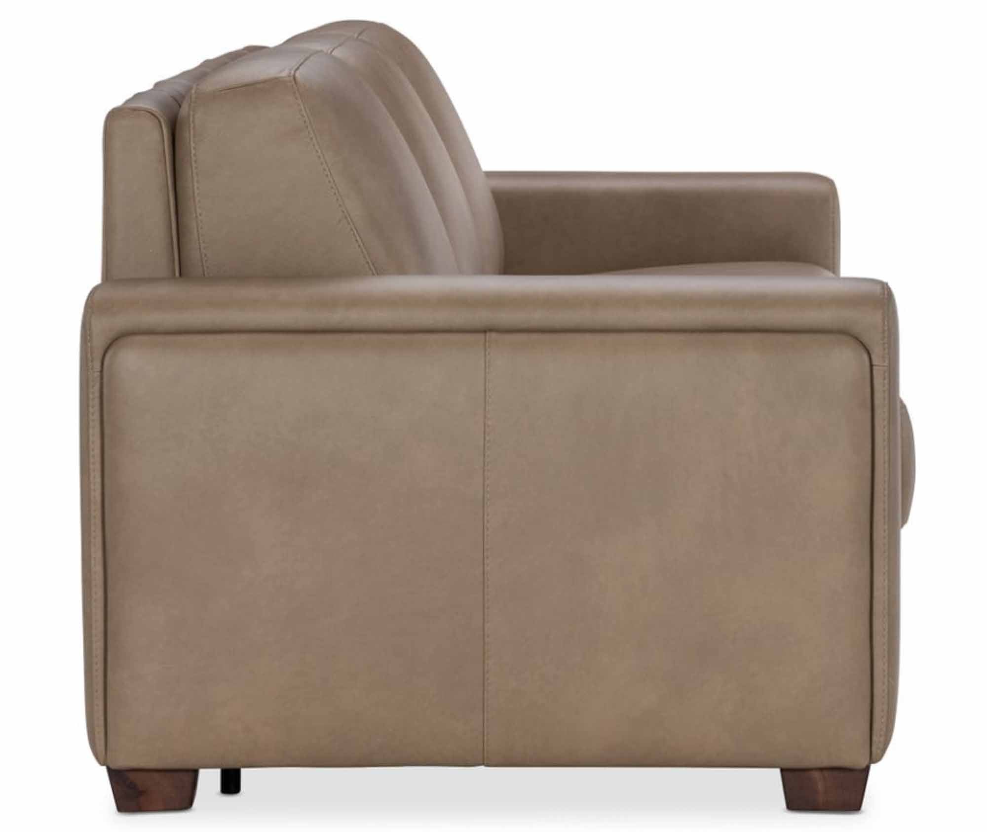 Griffin Leather Queen Sleeper Sofa - Image 3