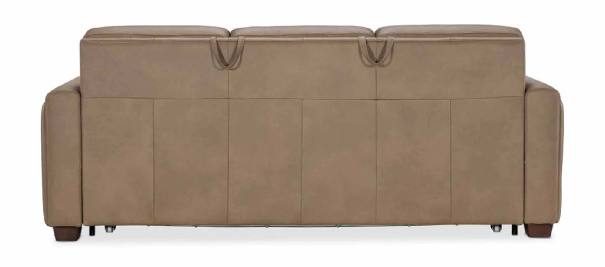 Griffin Leather Queen Sleeper Sofa - Image 4