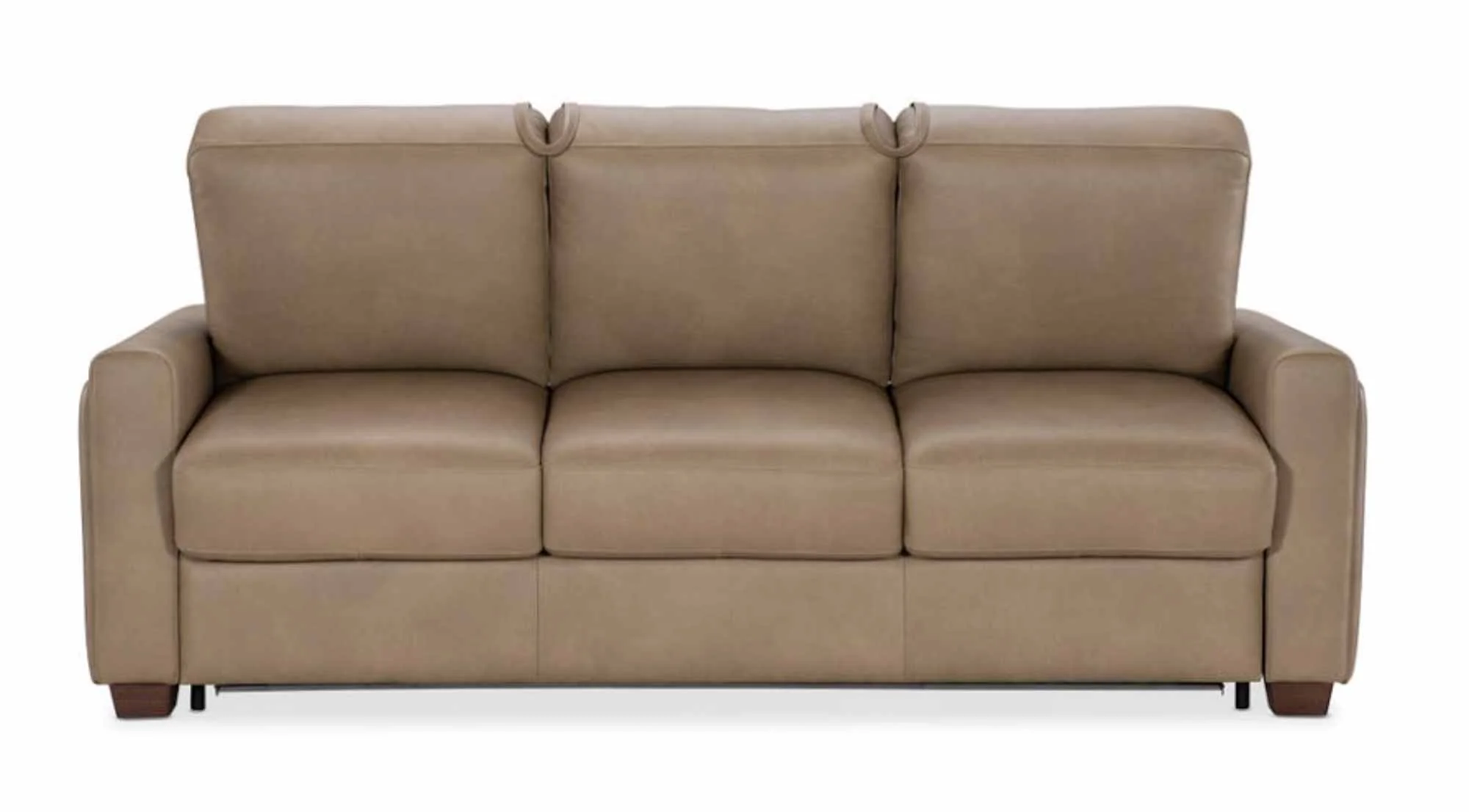 Griffin Leather Queen Sleeper Sofa - Image 6