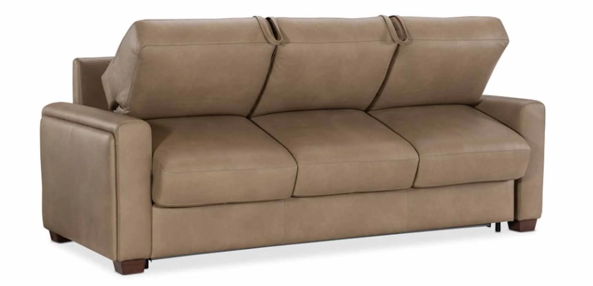 Griffin Leather Queen Sleeper Sofa - Image 7
