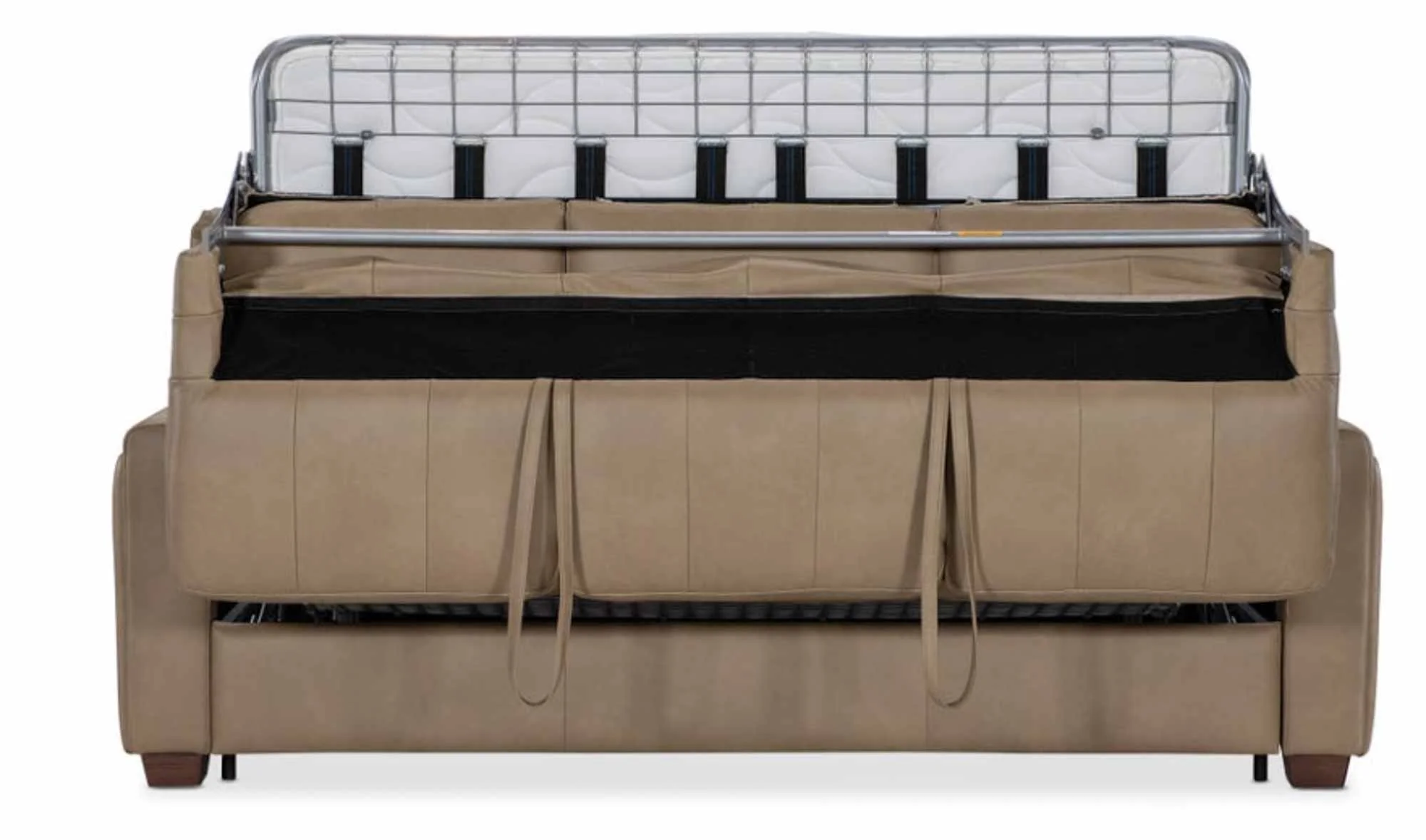 Griffin Leather Queen Sleeper Sofa - Image 8
