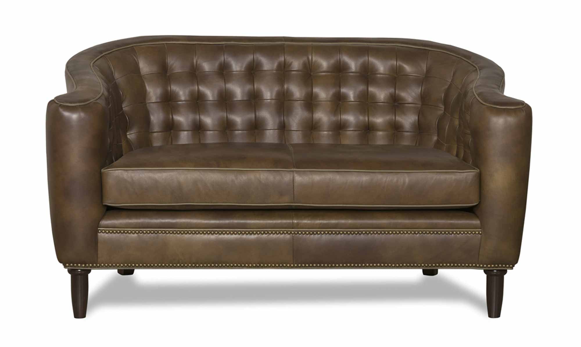 Halligan Leather Settee - Image 2