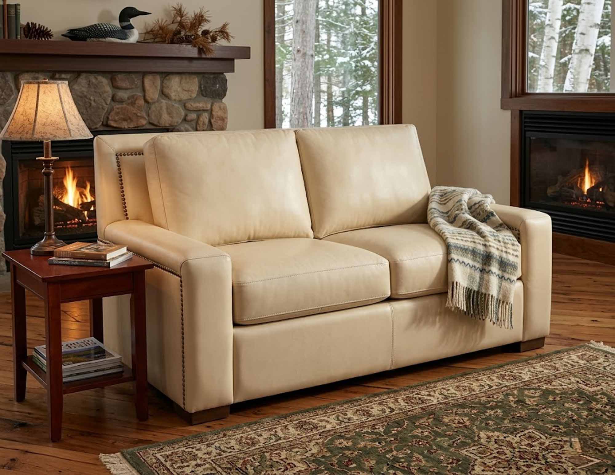 Hanover Leather Loveseat - Image 2