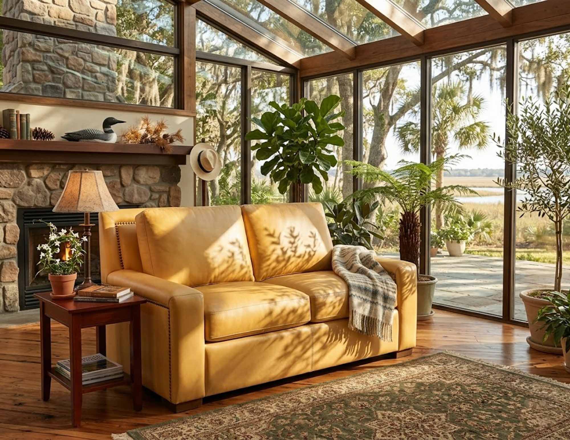 Hanover Leather Loveseat - Image 3