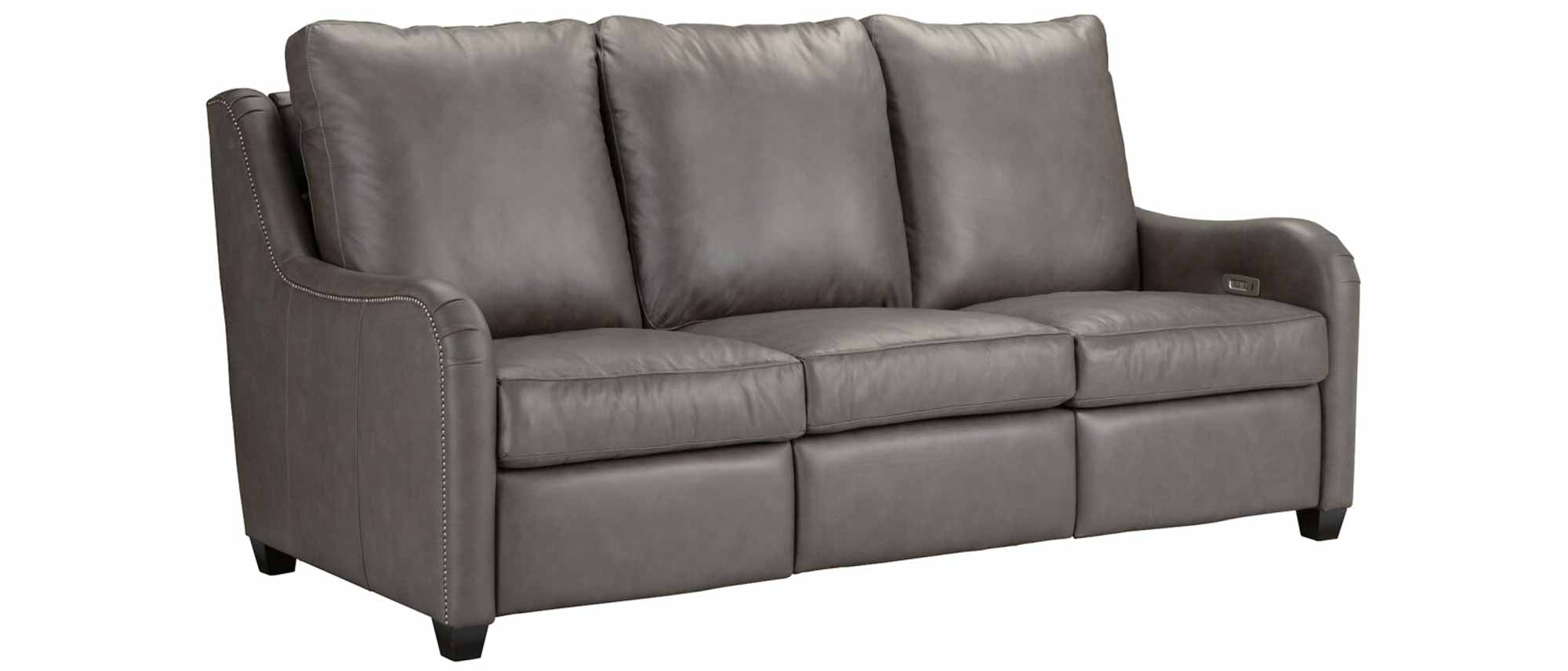 Harlowe Leather Power Reclining Sofa With Articulating Headrest