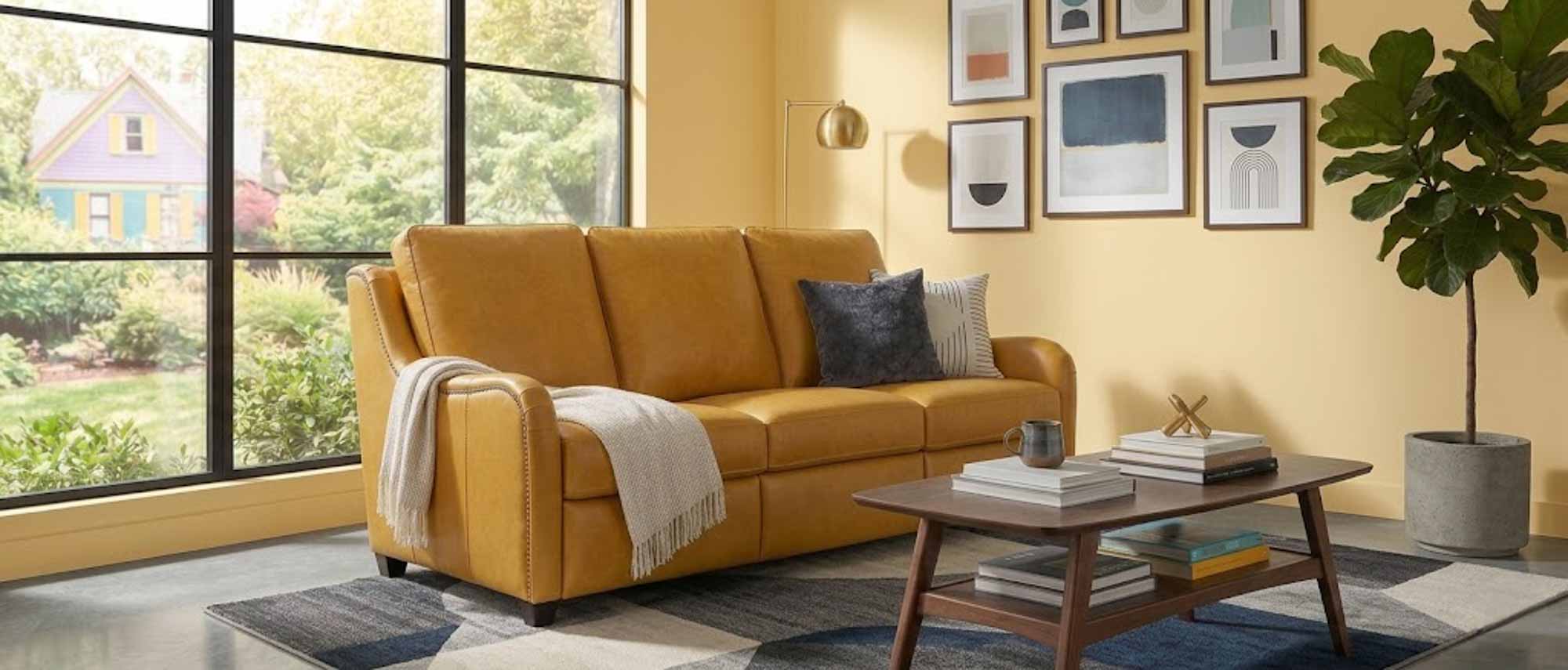 Harlowe Leather Power Reclining Sofa With Articulating Headrest - Image 2