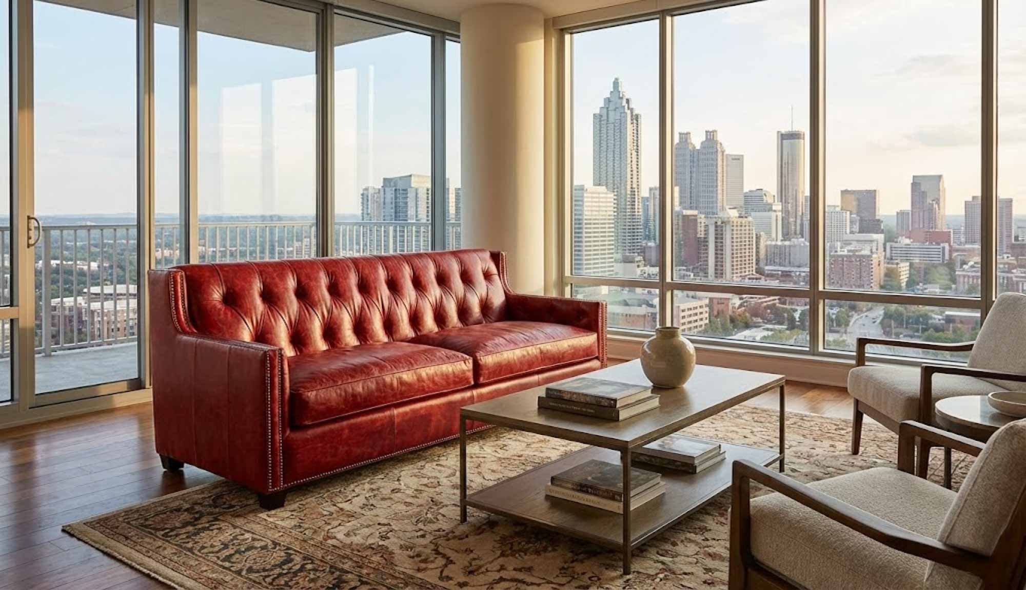 Henderson Leather Sofa - Image 5