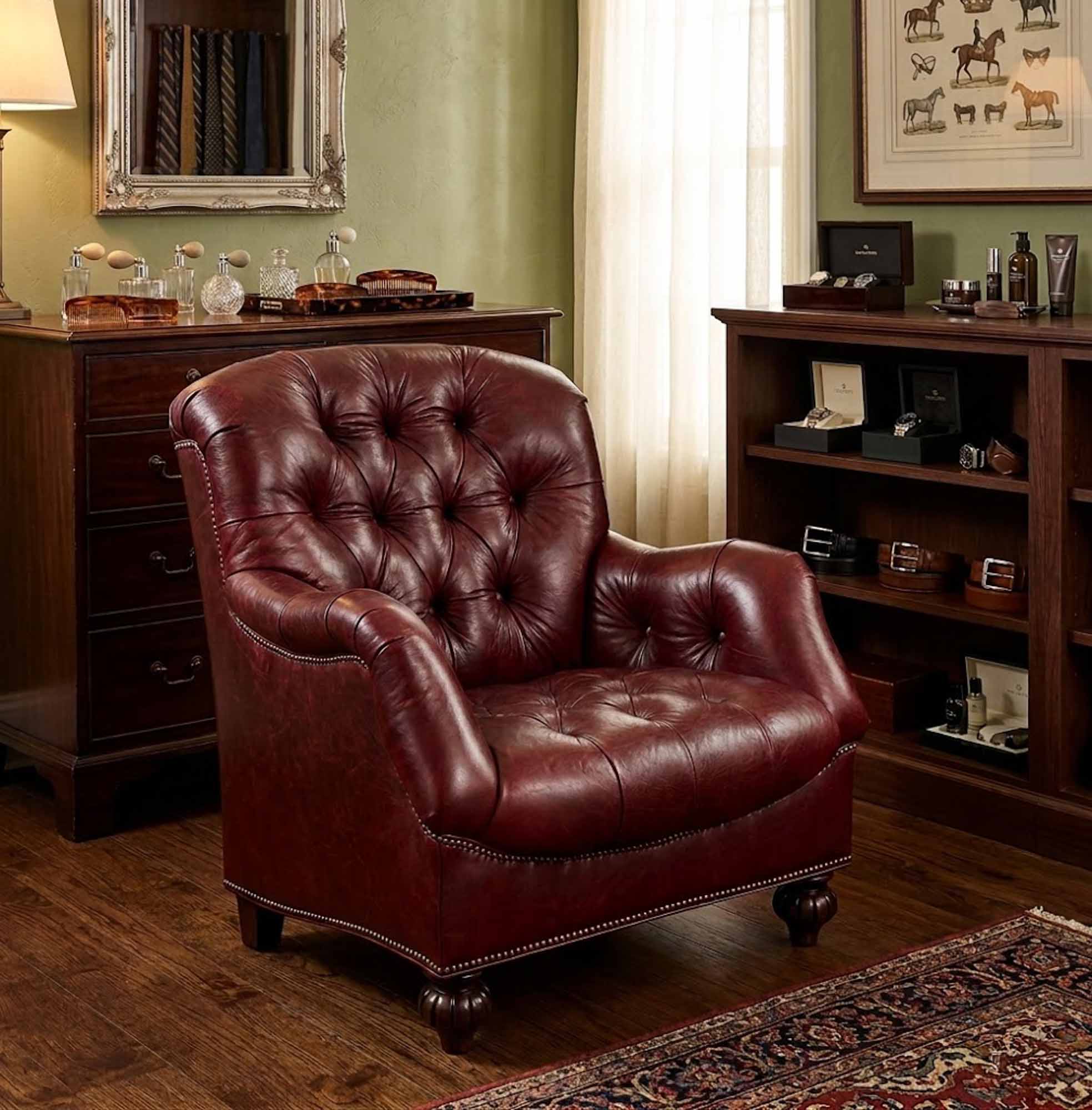 Howard Leather Chair - Image 3