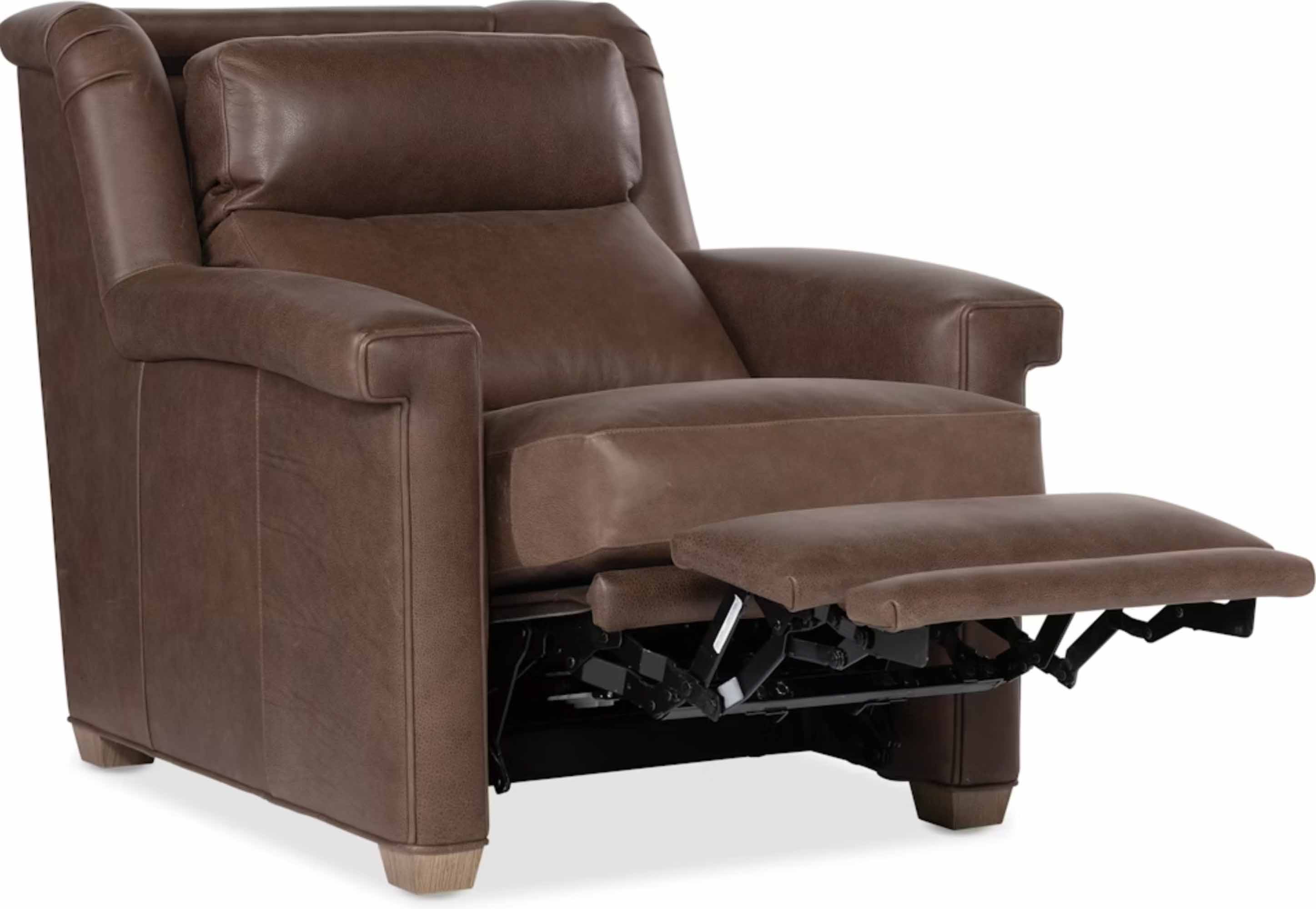 Oatis Leather Power Recliner With Articulating Headrest - Image 10