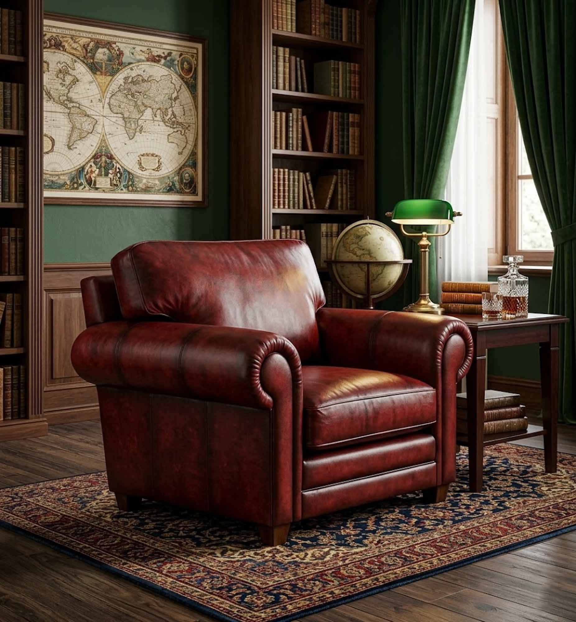 Isenhour Leather Chair - Image 4