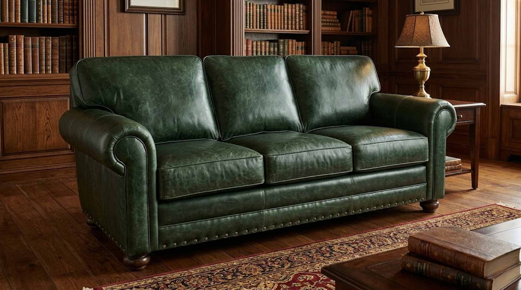 Isenhour Leather Sofa - Image 5