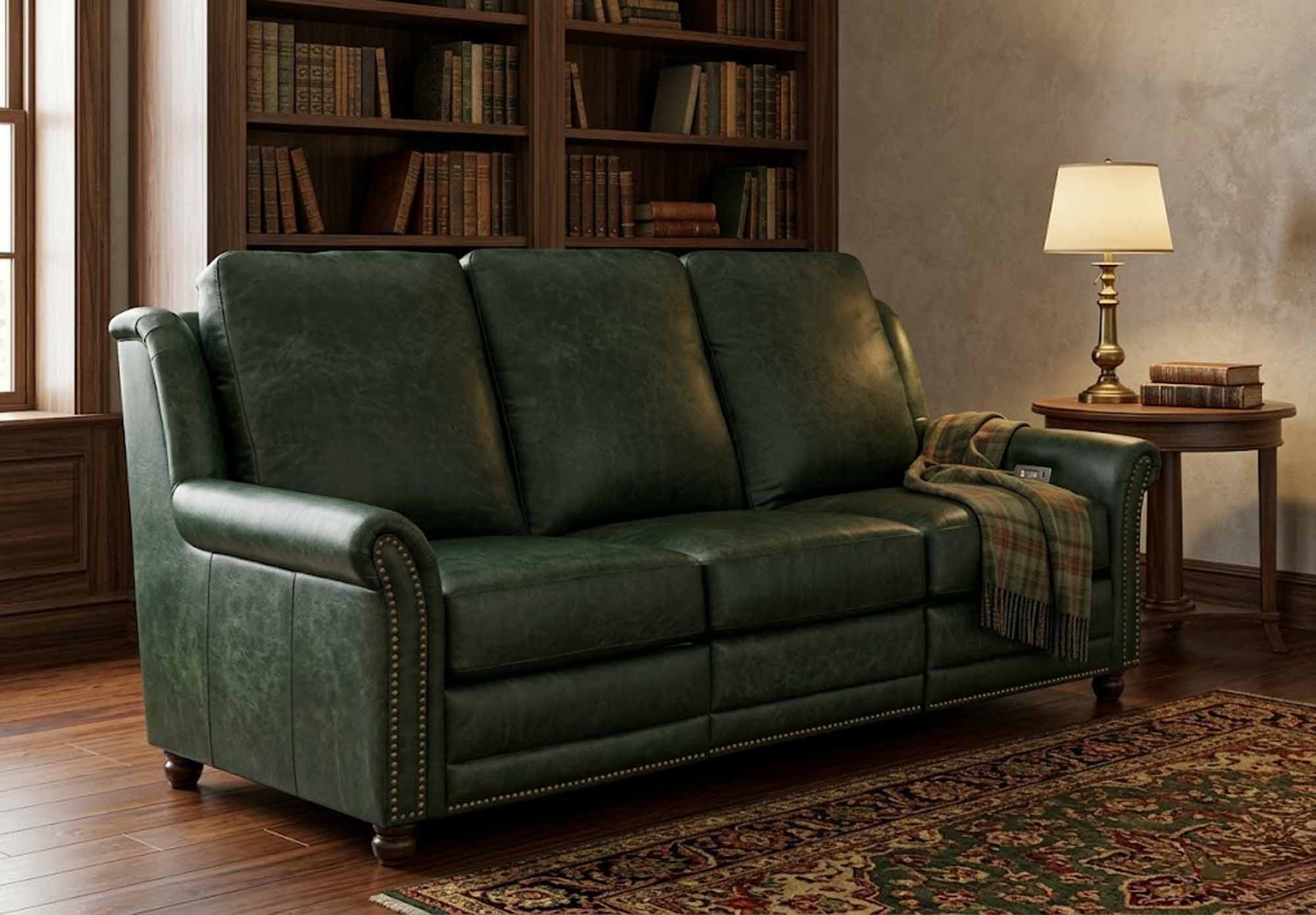 Isla Leather Power Reclining Sofa - Image 2