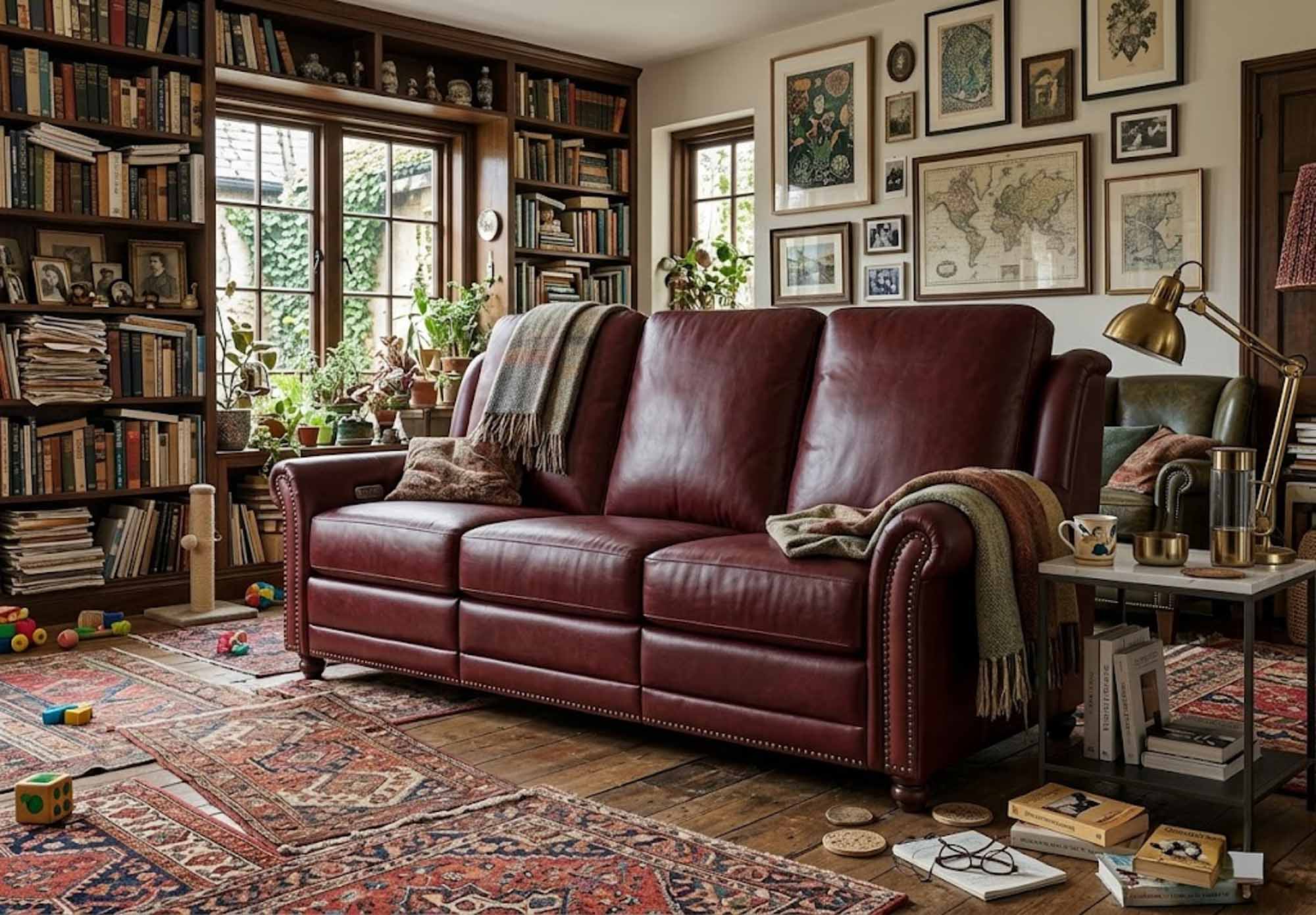 Isla Leather Power Reclining Sofa - Image 4