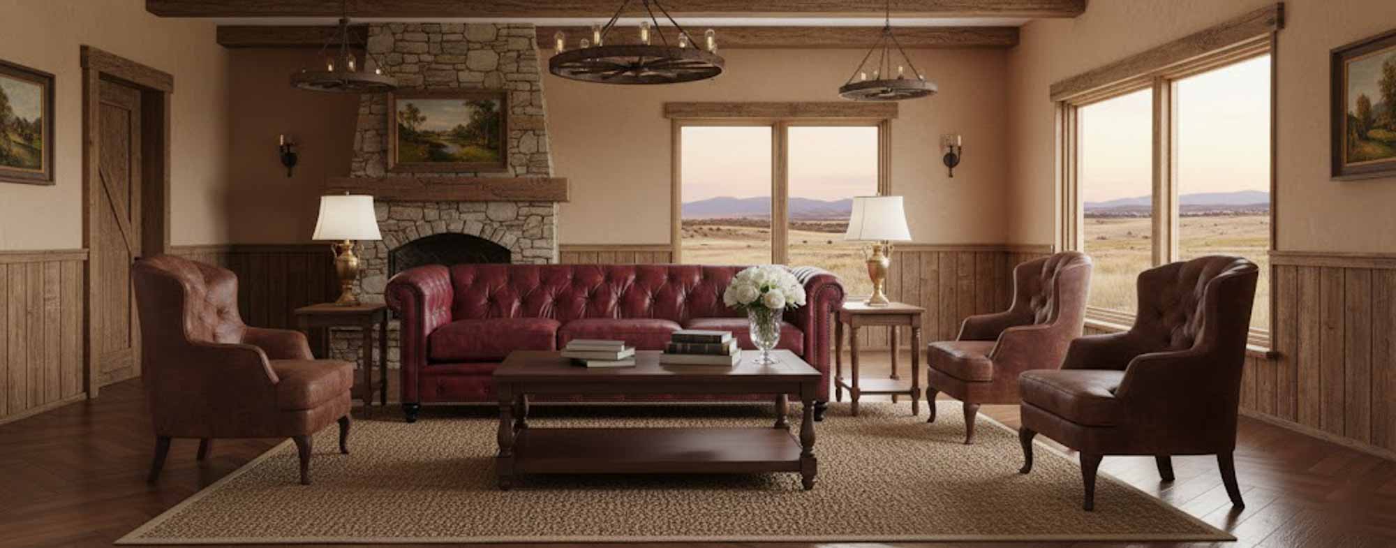 Jude Leather Sofa - Image 5