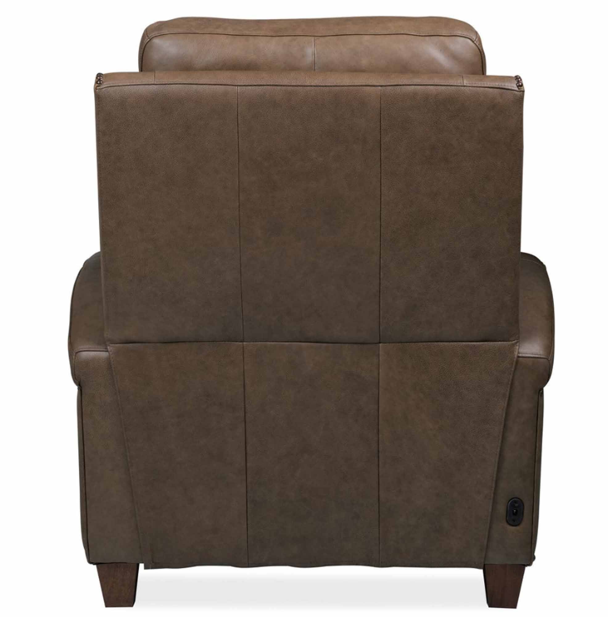 Julian Leather Power Recliner With Articulating Headrest - Image 4