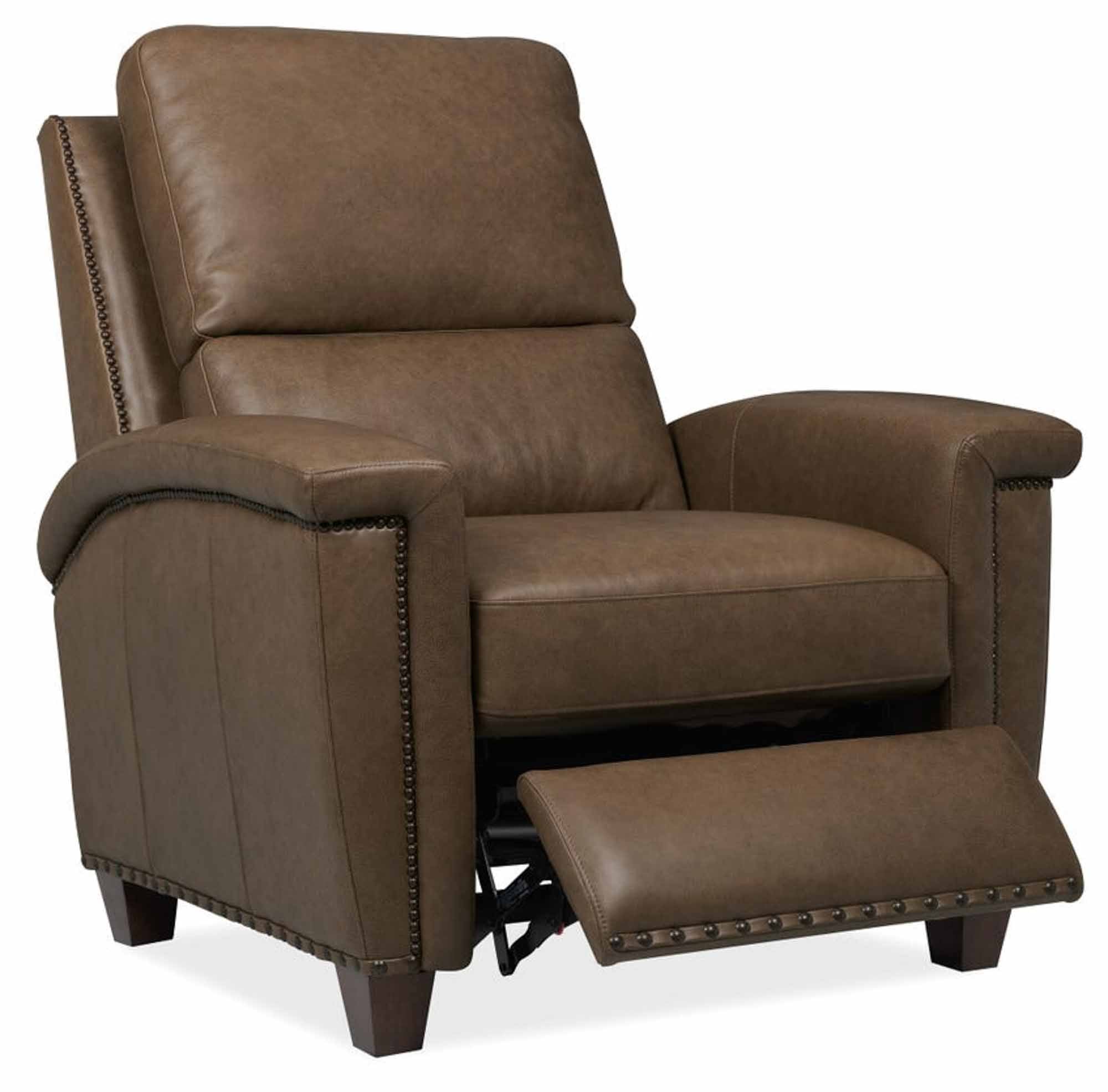 Julian Leather Power Recliner With Articulating Headrest - Image 5