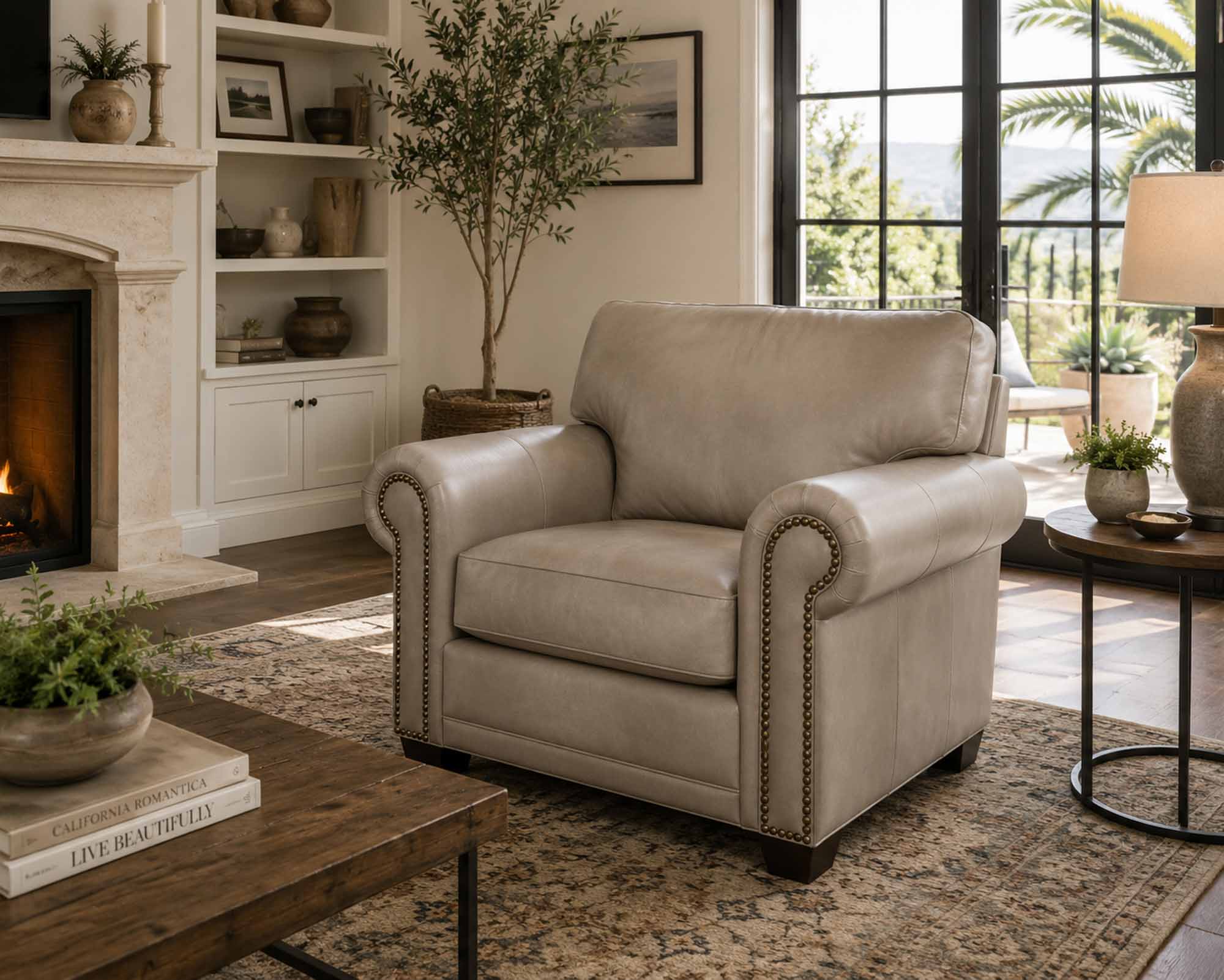 Kahne Leather Chair - Image 2