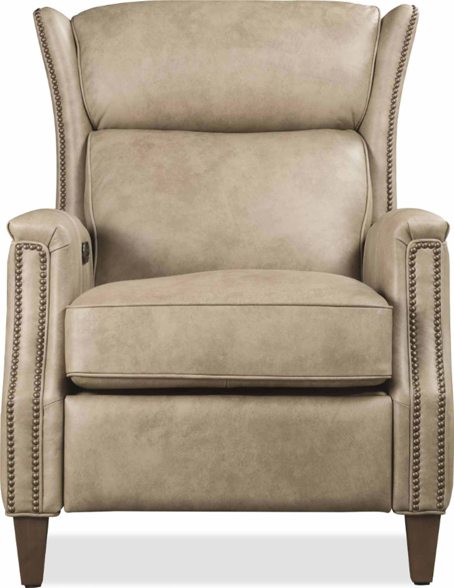 Lansing Leather Power Recliner With Articulating Headrest - Image 3