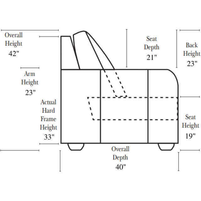 Larsen Leather Reclining Sectional - Image 6