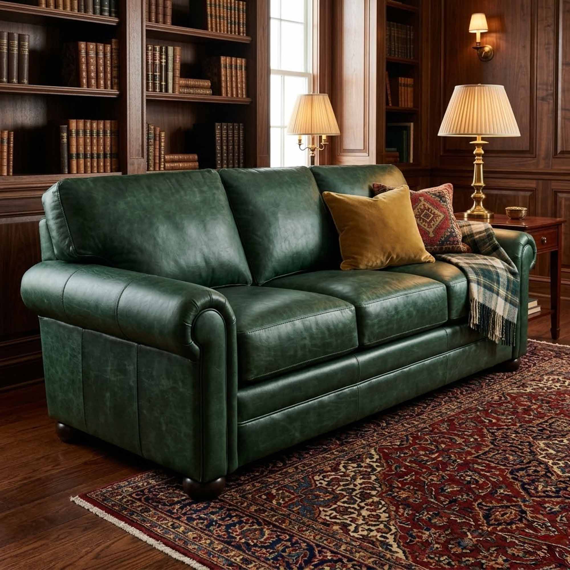 Ledra Leather Sofa - Image 7
