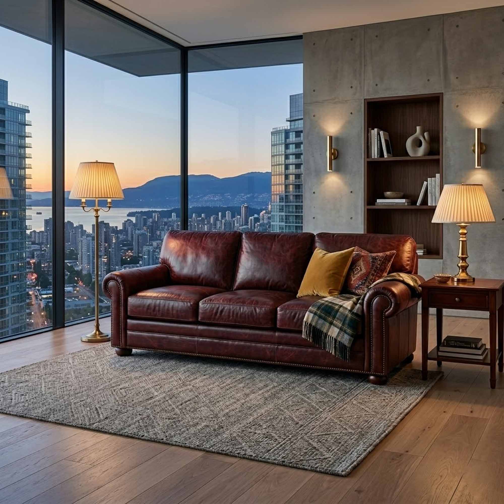 Ledra Leather Sofa - Image 8