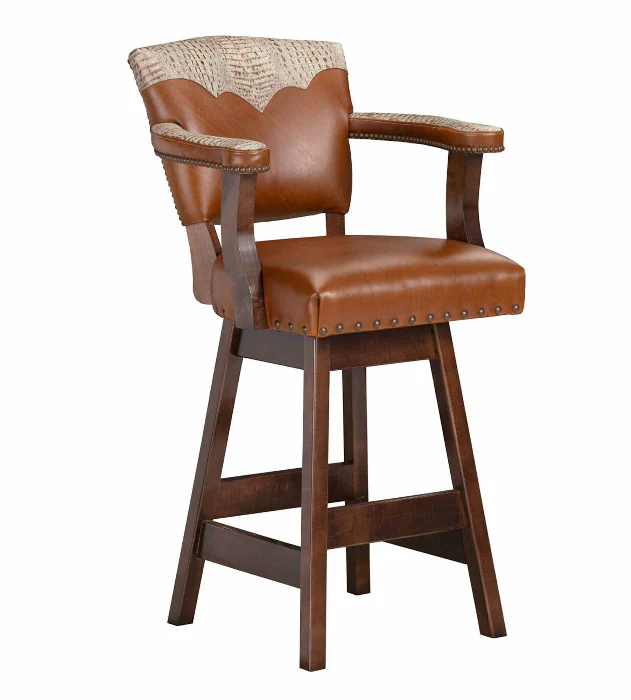 Legacy Leather Bar Stool - Image 2