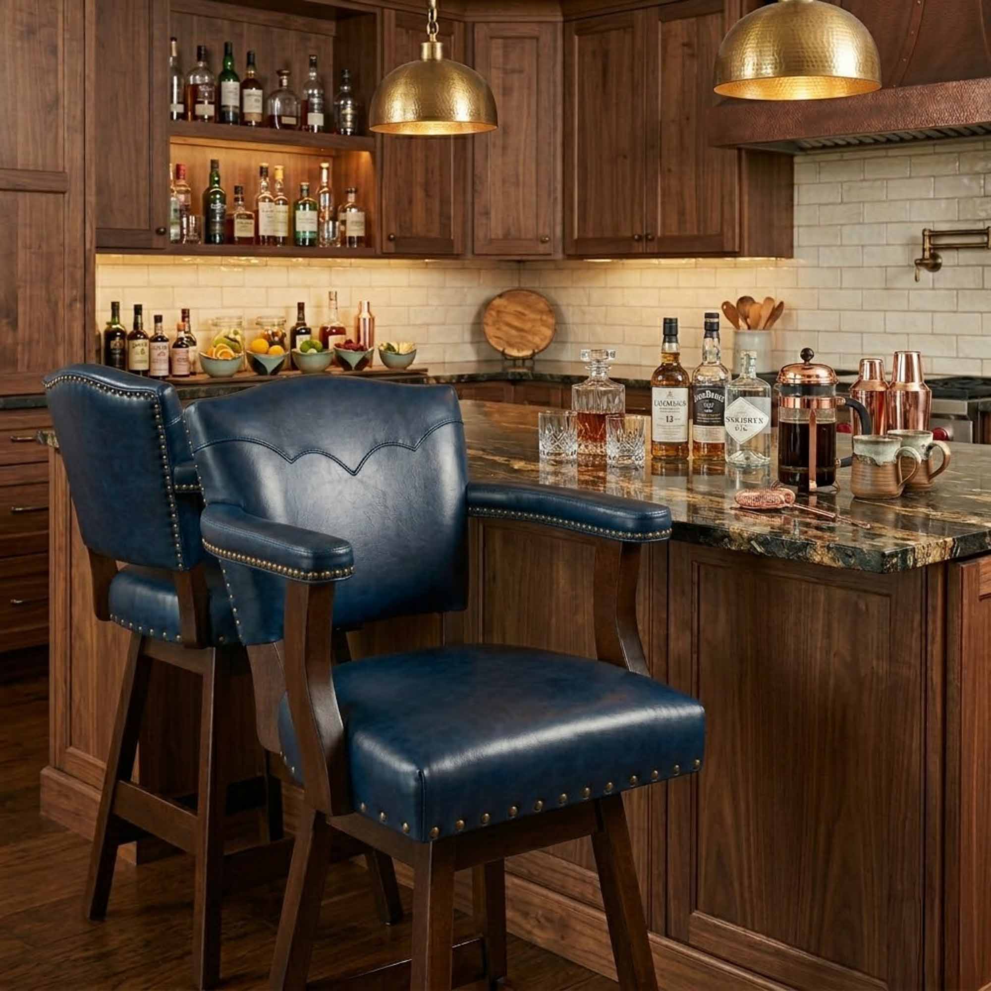 Legacy Leather Bar Stool - Image 5