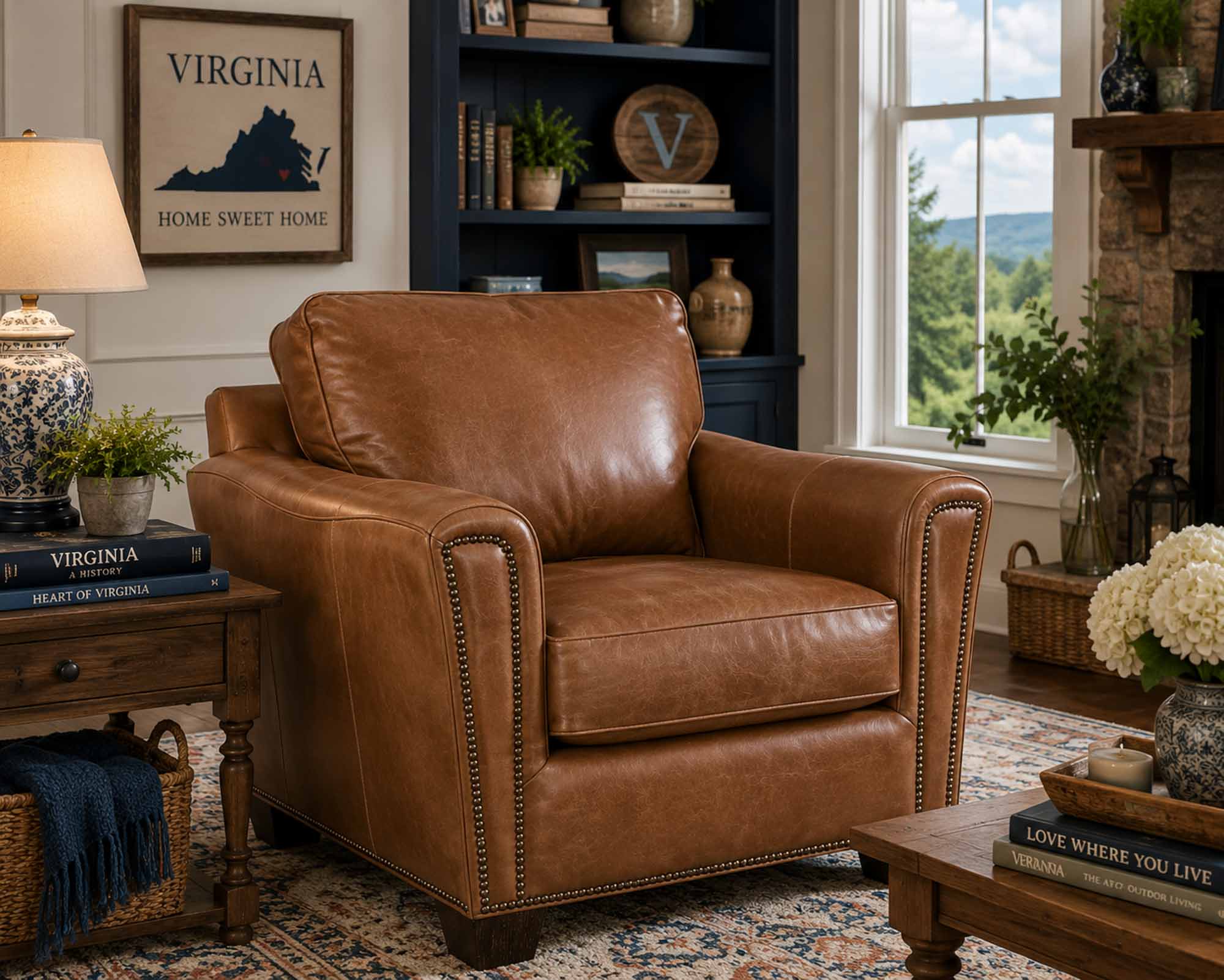 Lennon Leather Chair - Image 10