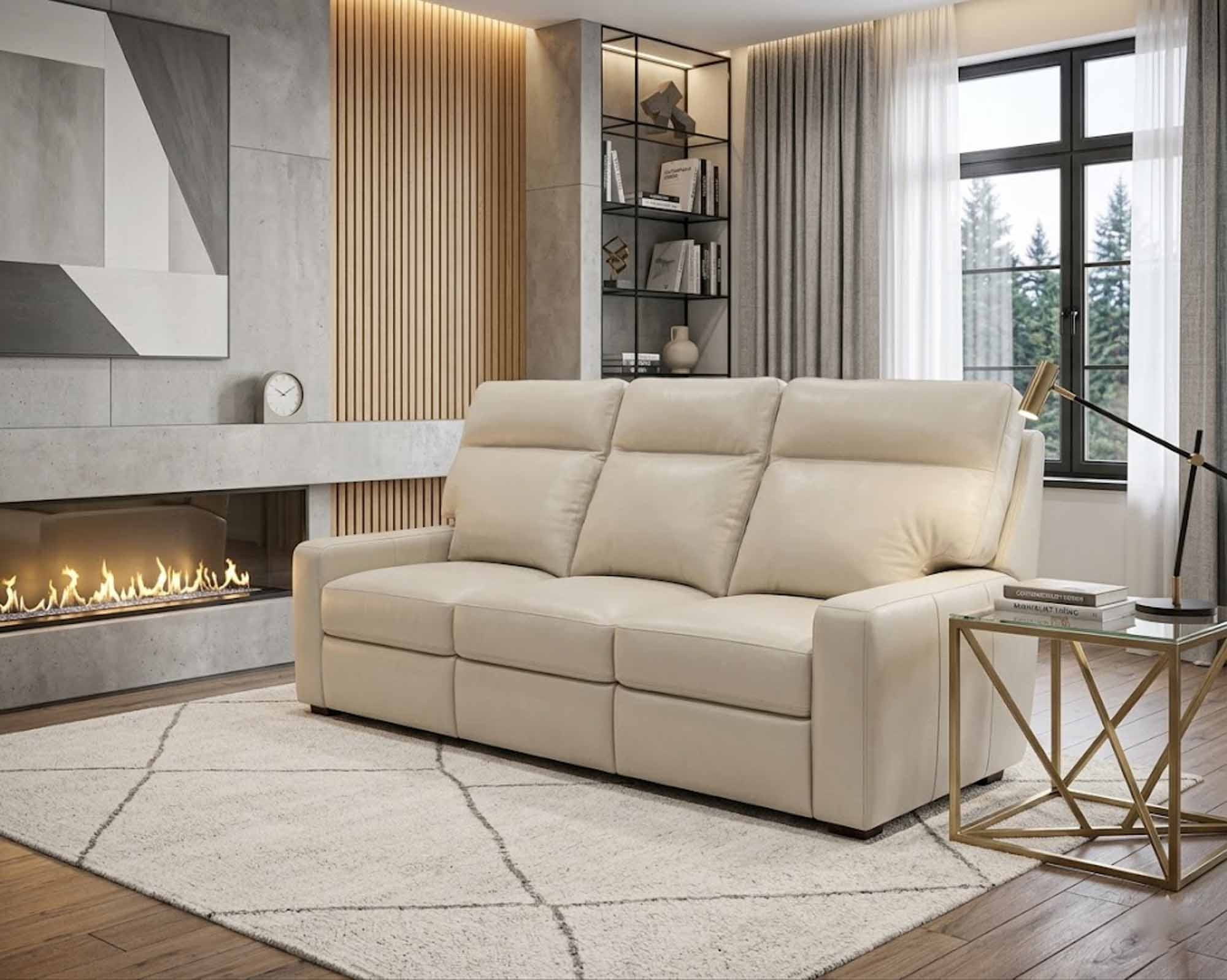 Lennox Leather Reclining Loveseat - Image 4