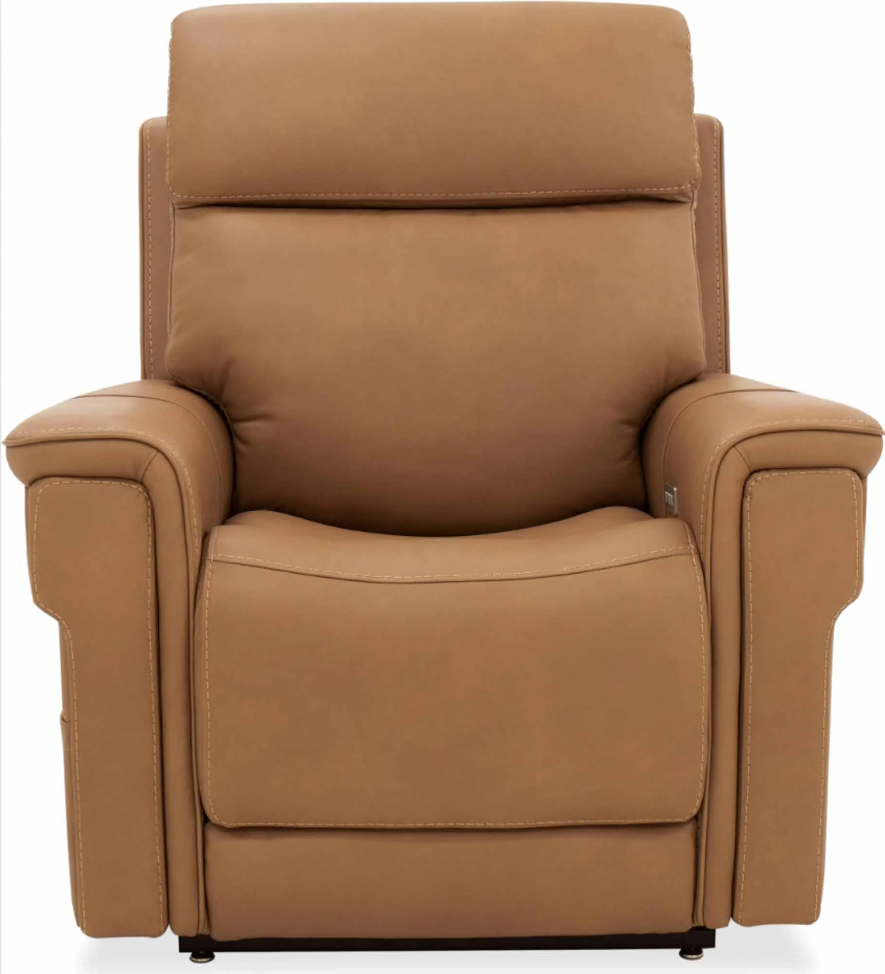 Lunar Leather Zero Gravity Power Recliner With Articulating Headrest And Lumbar In Brown - Image 2