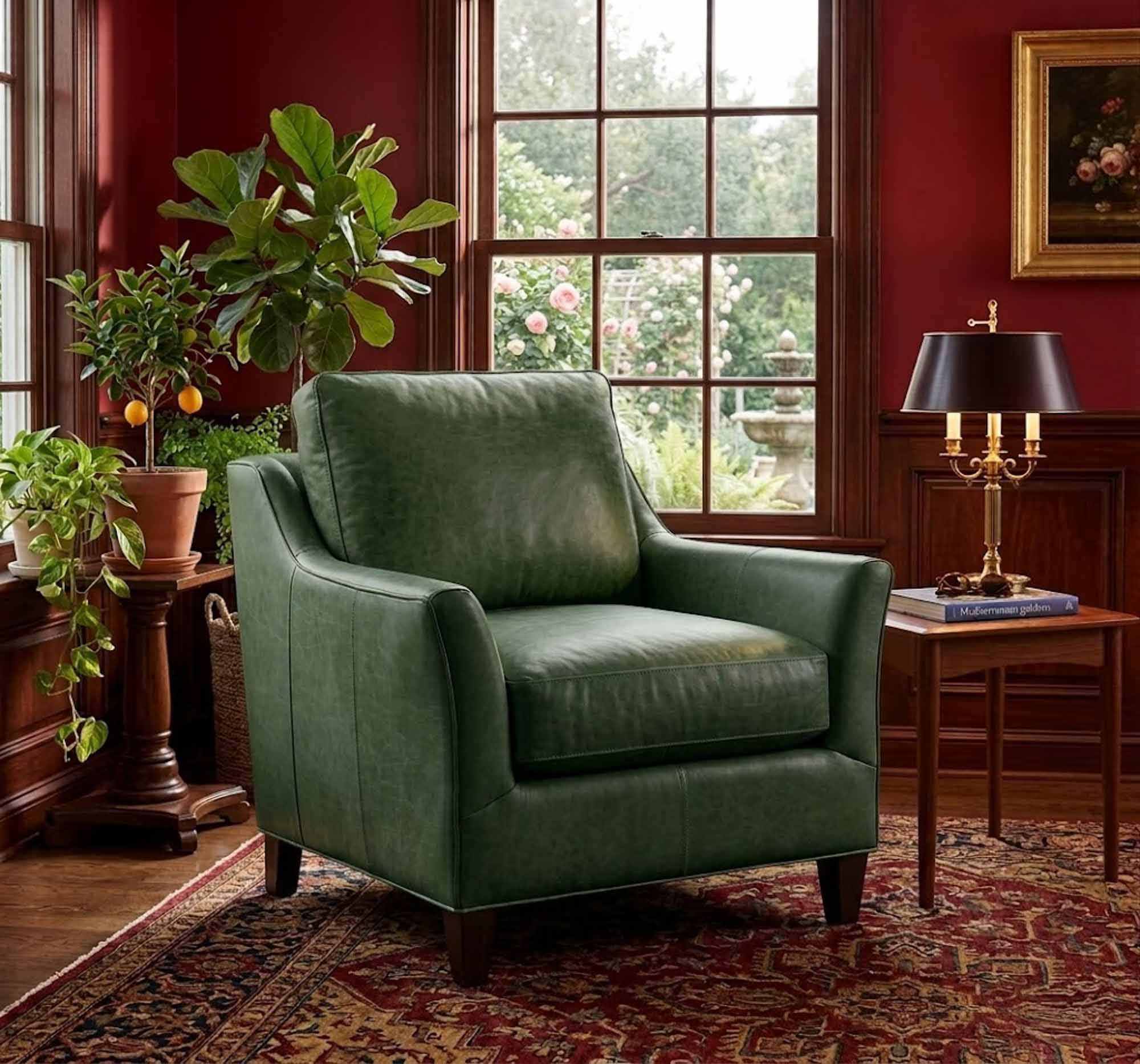 Marleigh Leather Chair - Image 7