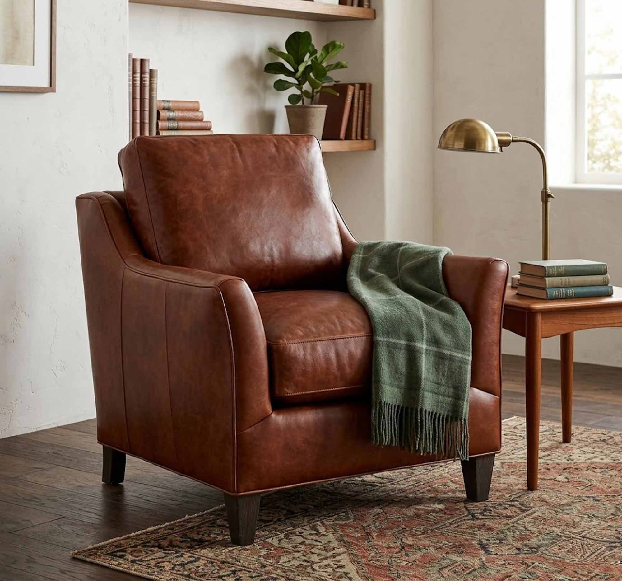 Marleigh Leather Chair - Image 8