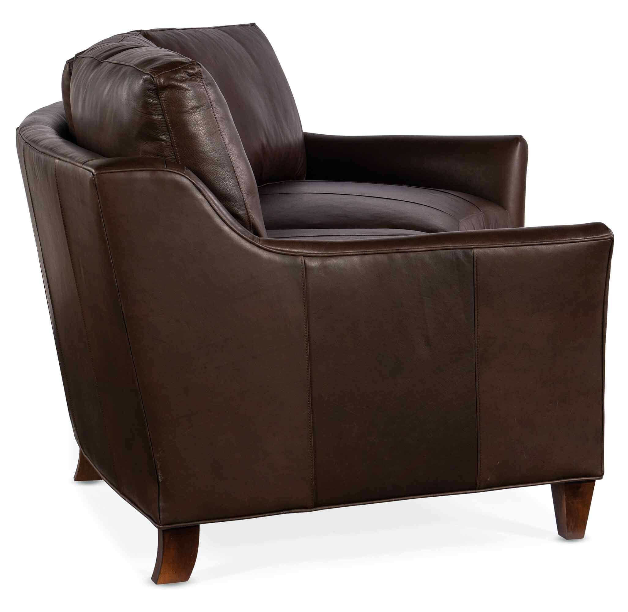 Marleigh Leather Conversation Sofa - Image 9