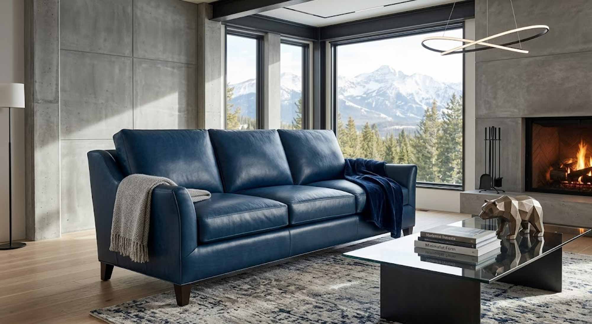Marleigh Leather Sofa - Image 8