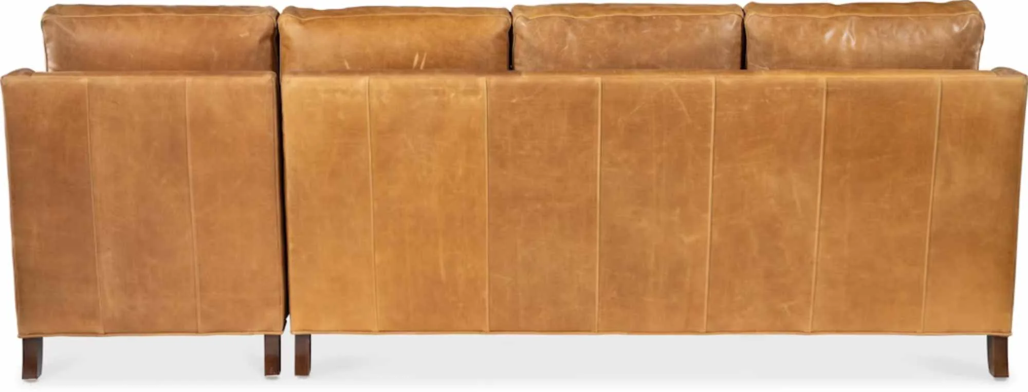 Marleigh Leather Sofa With Chaise - Image 4