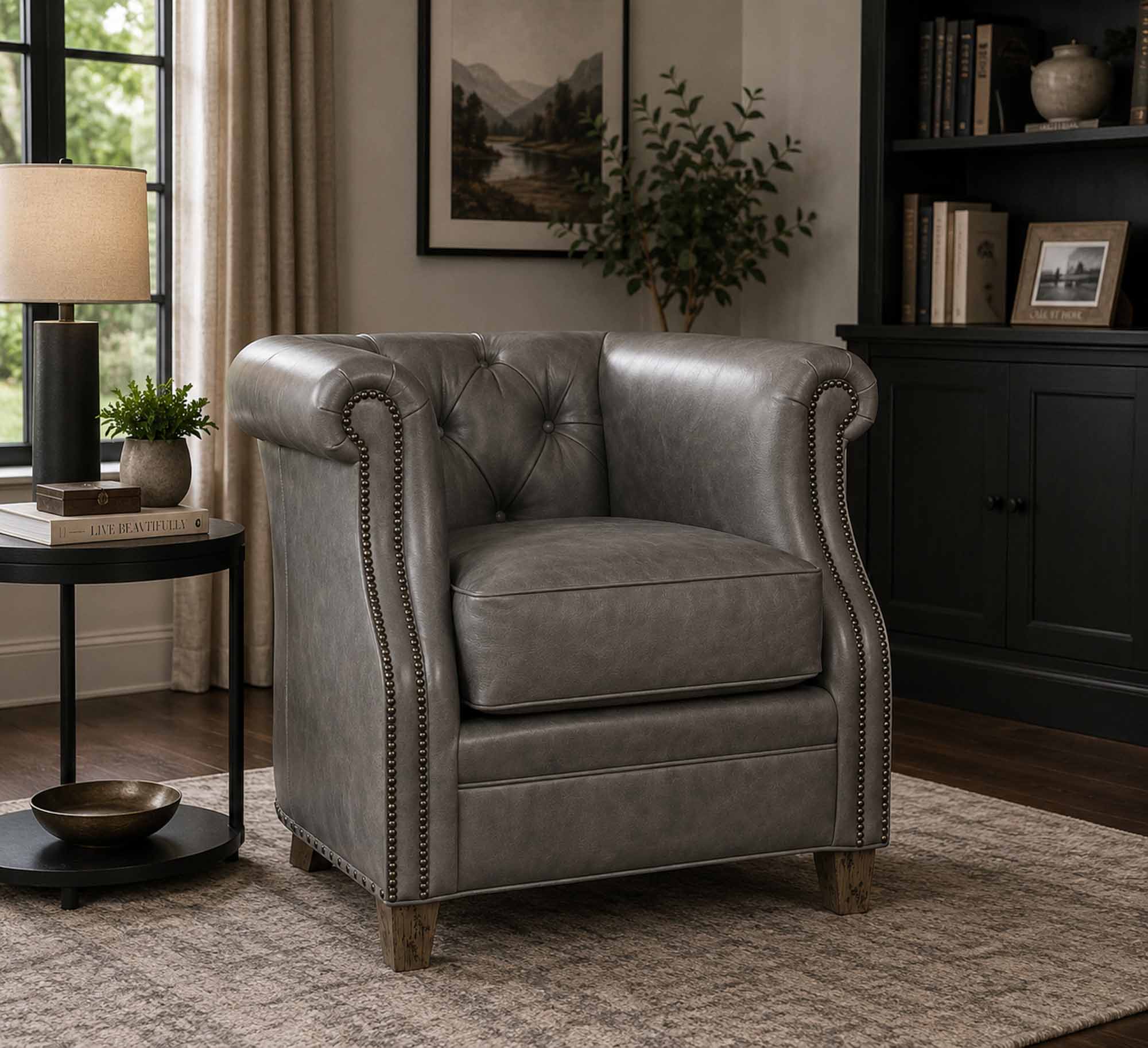 Marni Leather Chair - Image 3