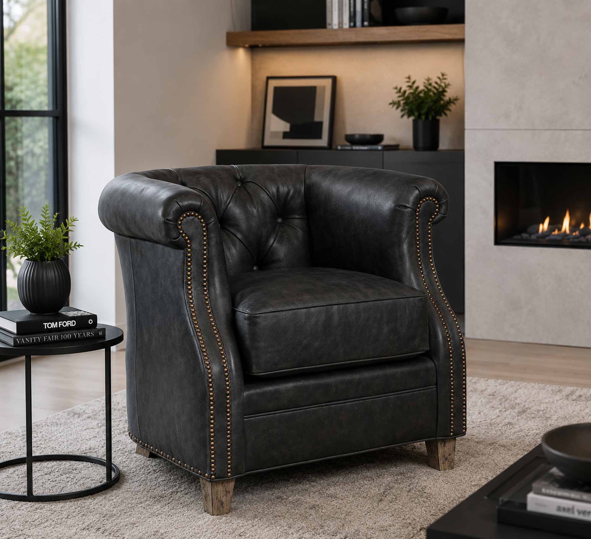 Marni Leather Chair - Image 4