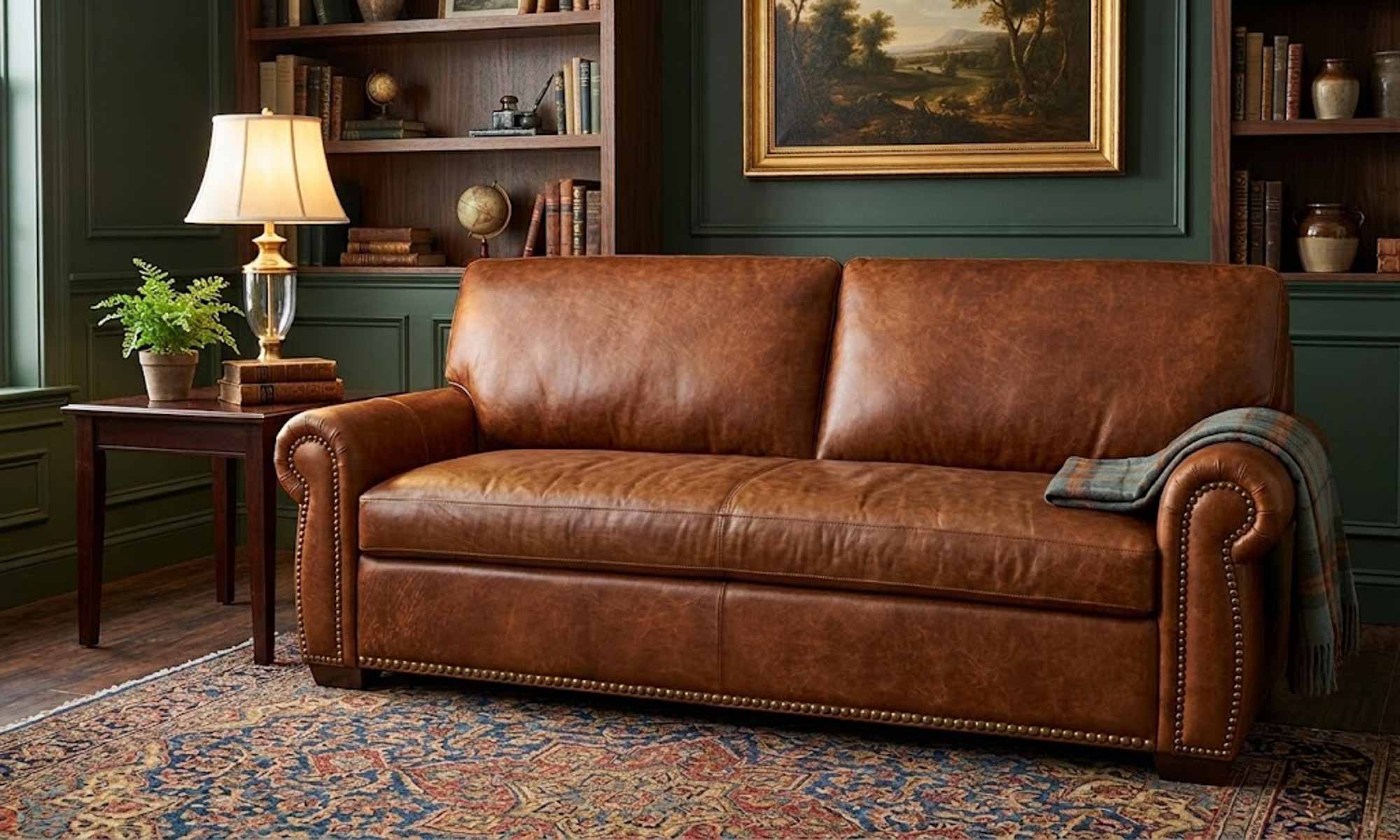 Milo 1 Leather Sofa - Image 2