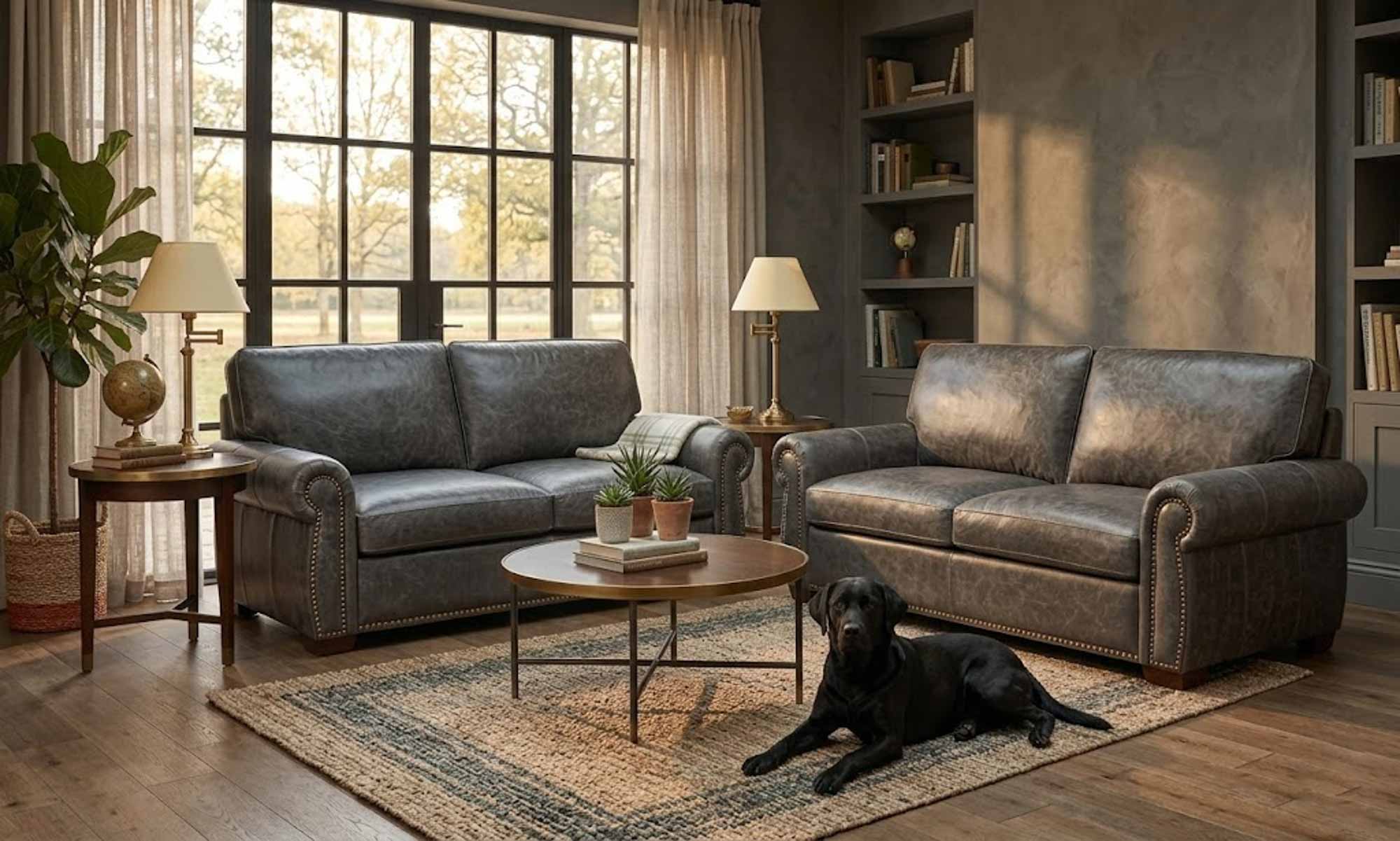 Milo 2 Leather Loveseat - Image 4