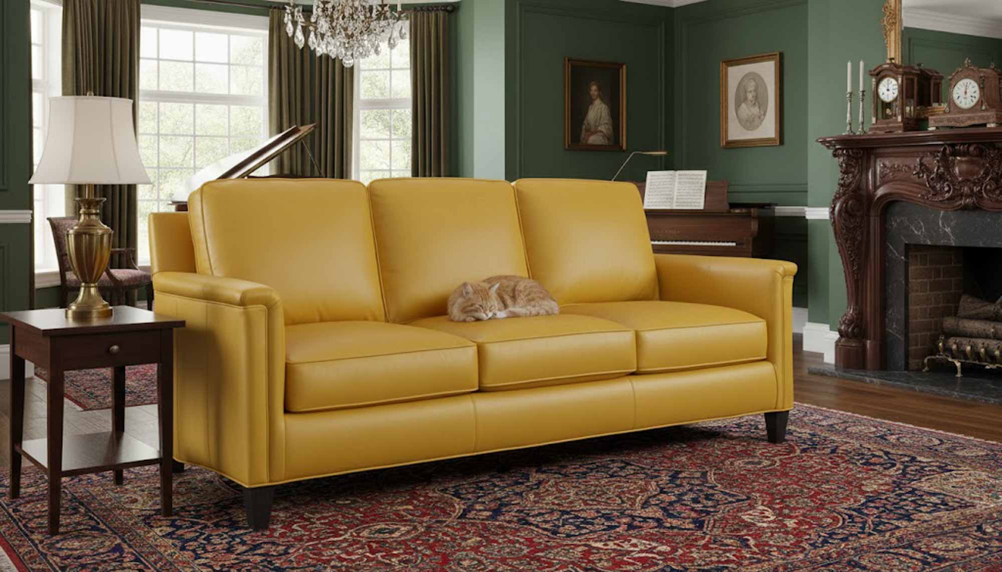 Nala Leather Sofa - Image 12