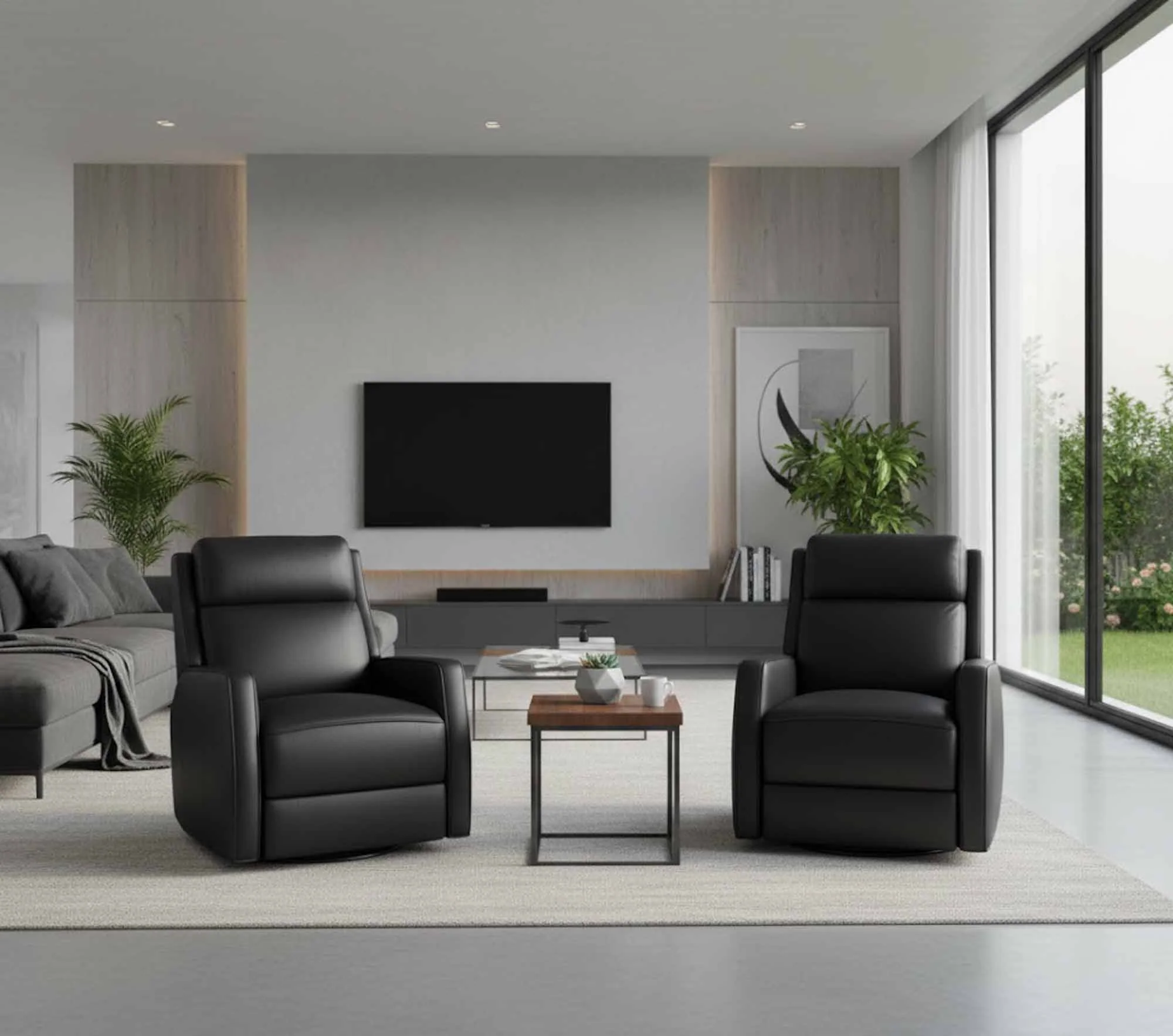 Newton Leather Wallhugger Recliner - Image 8