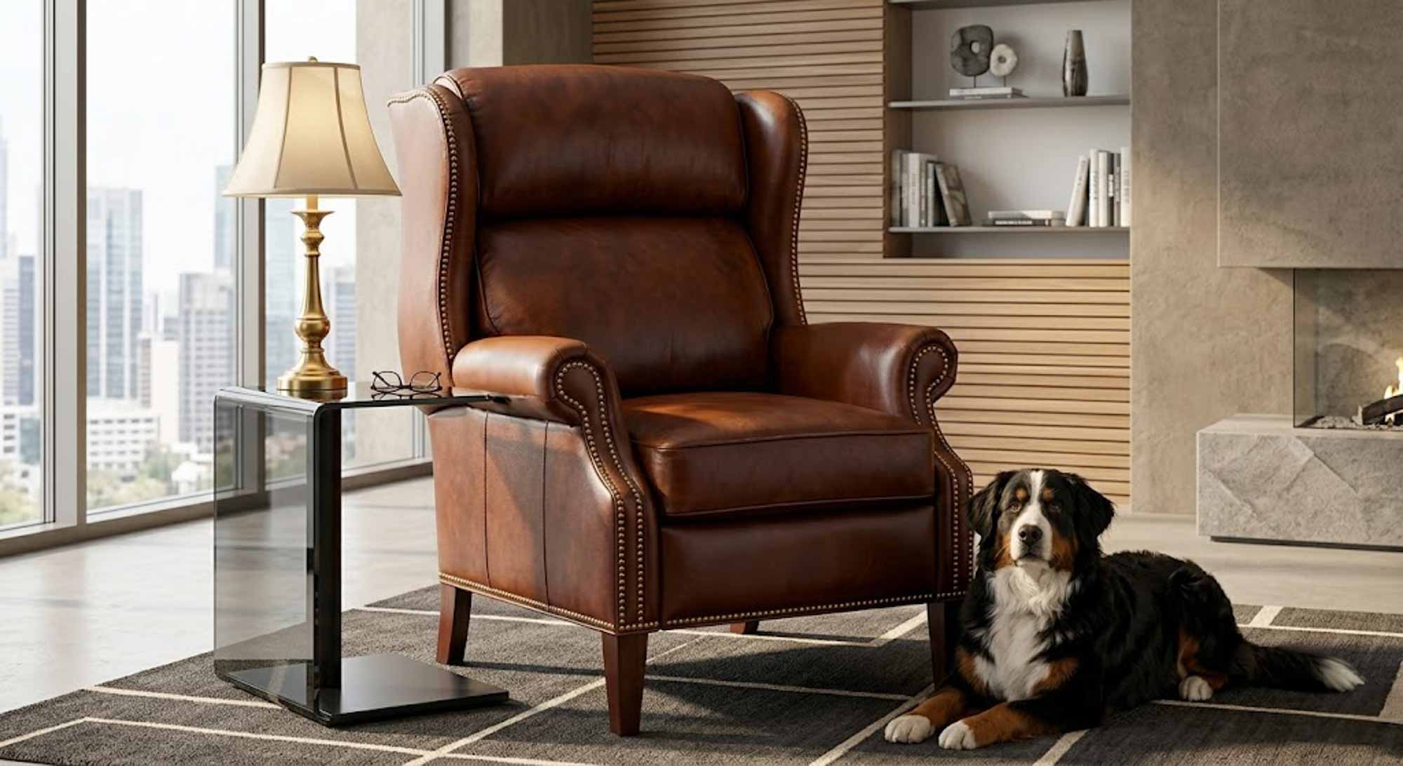 Presidential Leather Recliner - Image 6