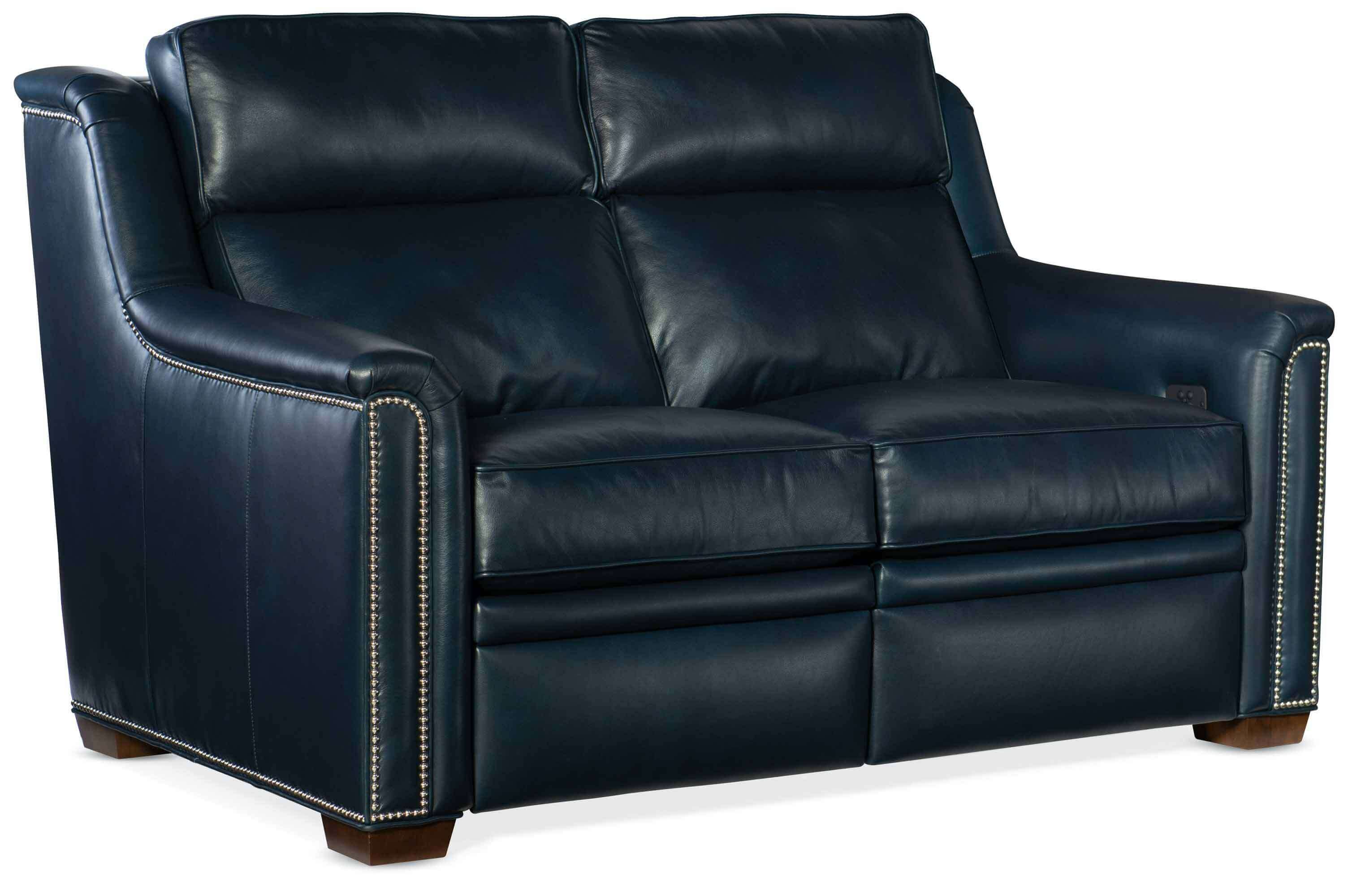 Raiden Leather Power Reclining Loveseat With Articulating Headrest