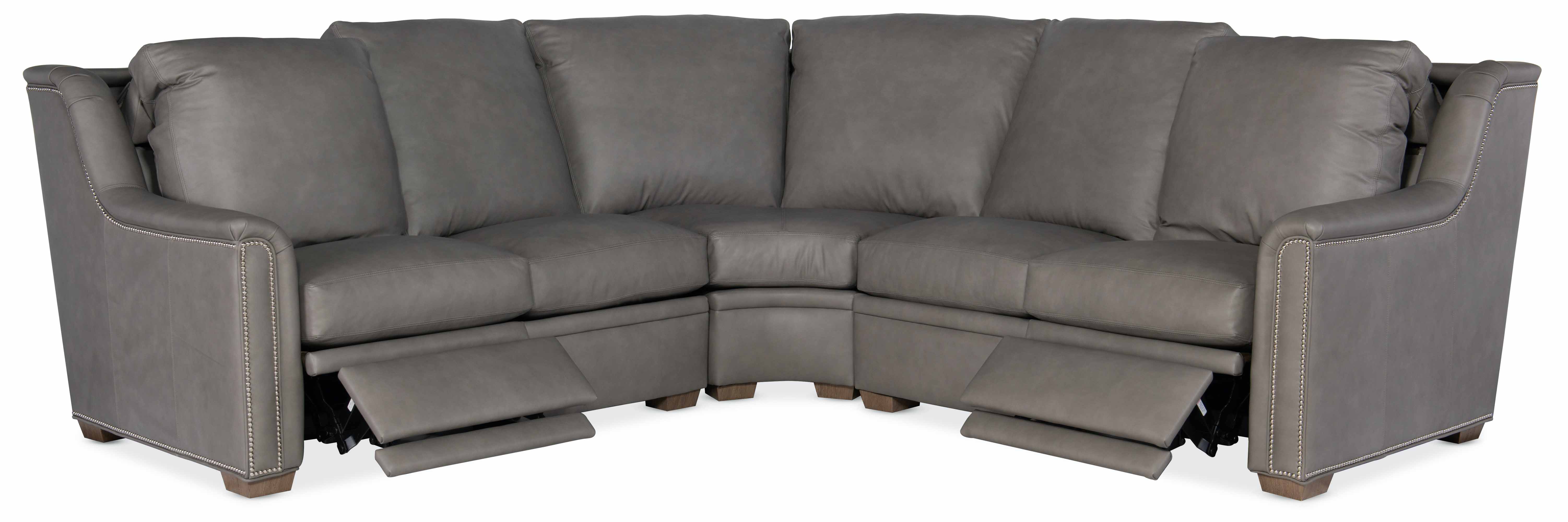 Raiden Leather Power Reclining Sectional With Articulating Headrest - Image 4