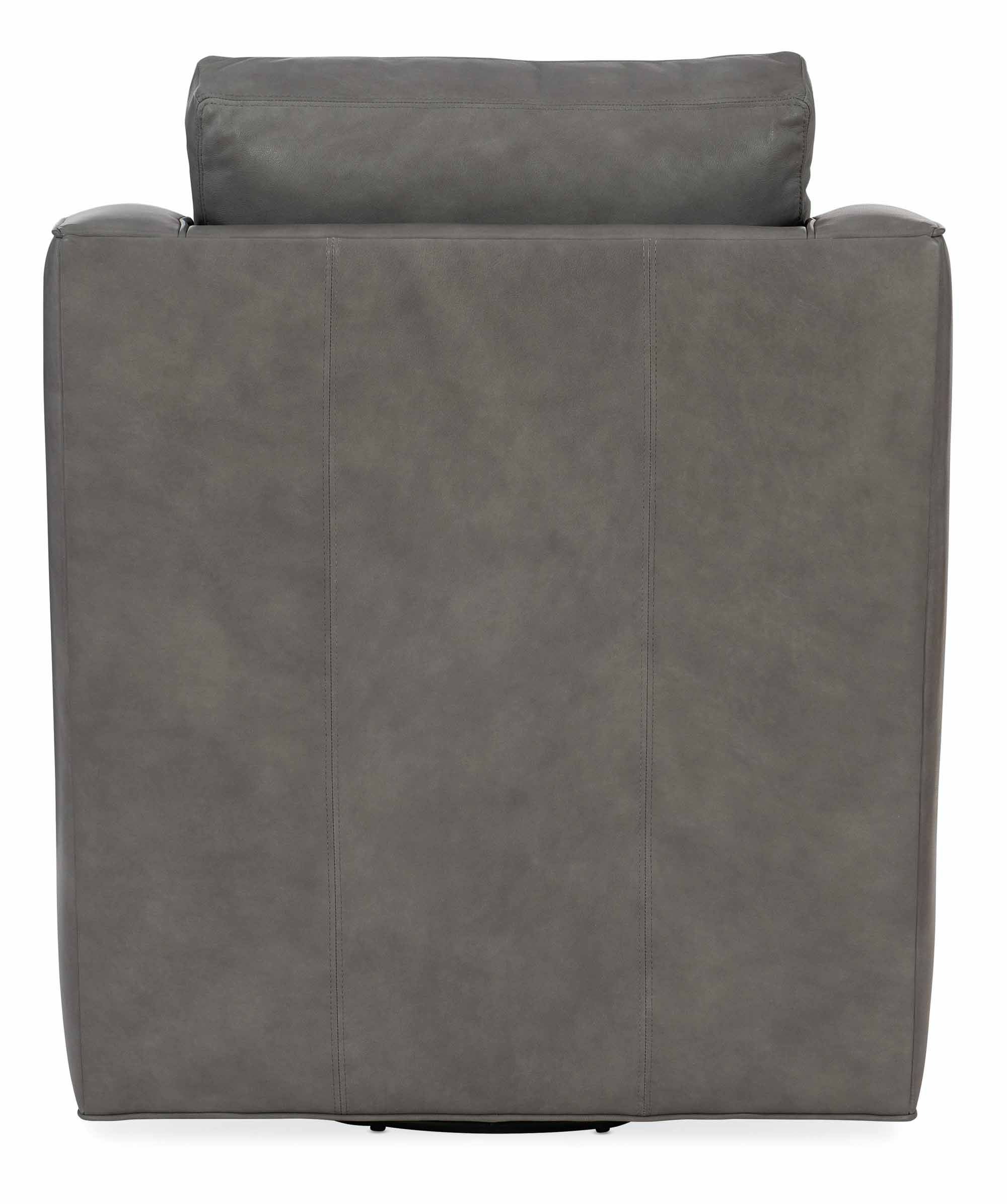 Raymond Leather Swivel Chair - Image 3