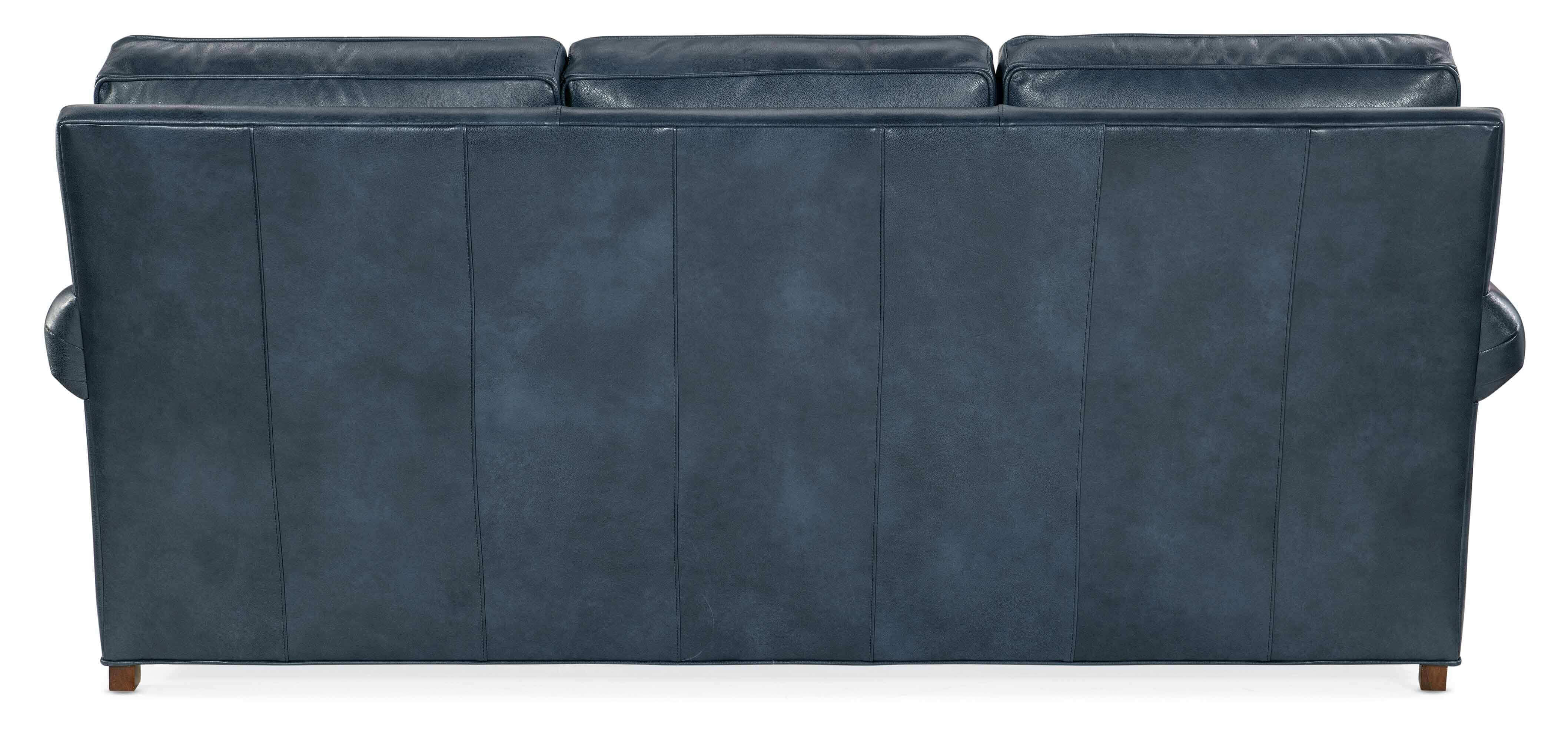 Reddish Leather Sofa - Image 4