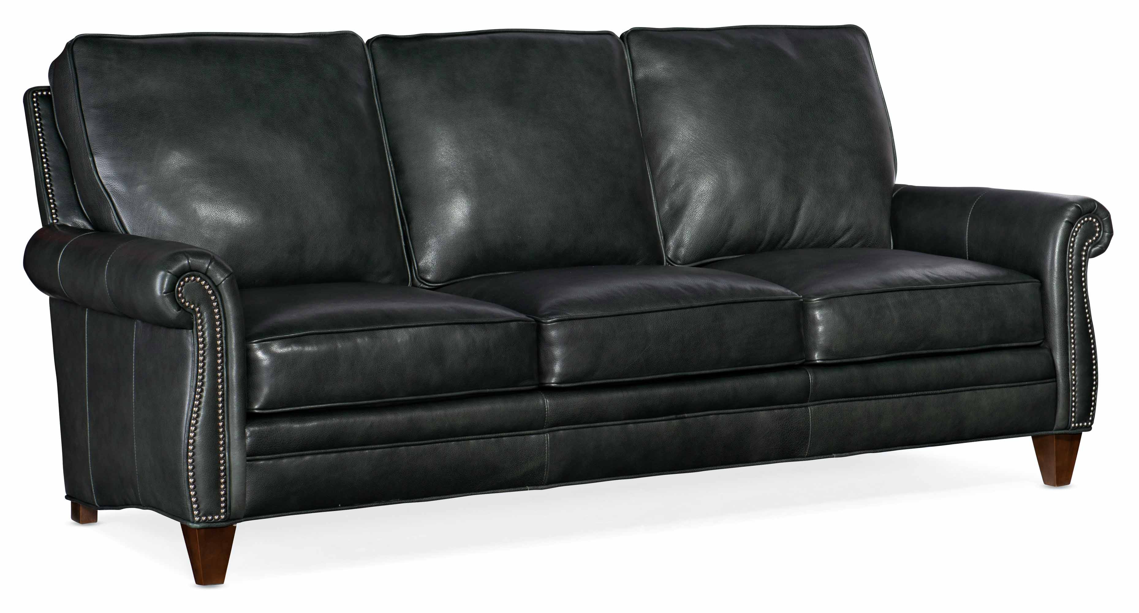 Reddish Leather Sofa - Image 5