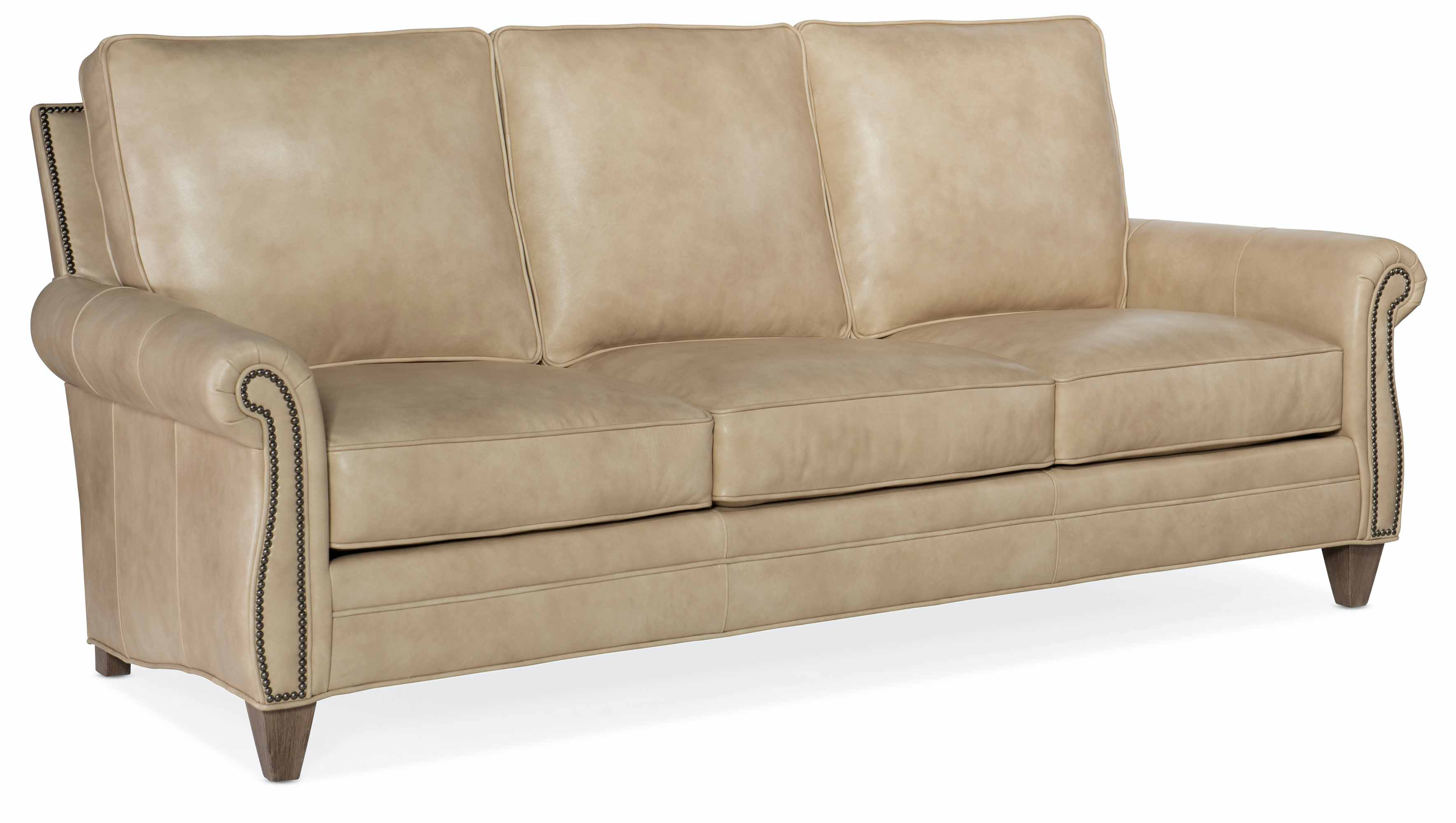 Reddish Leather Sofa - Image 8