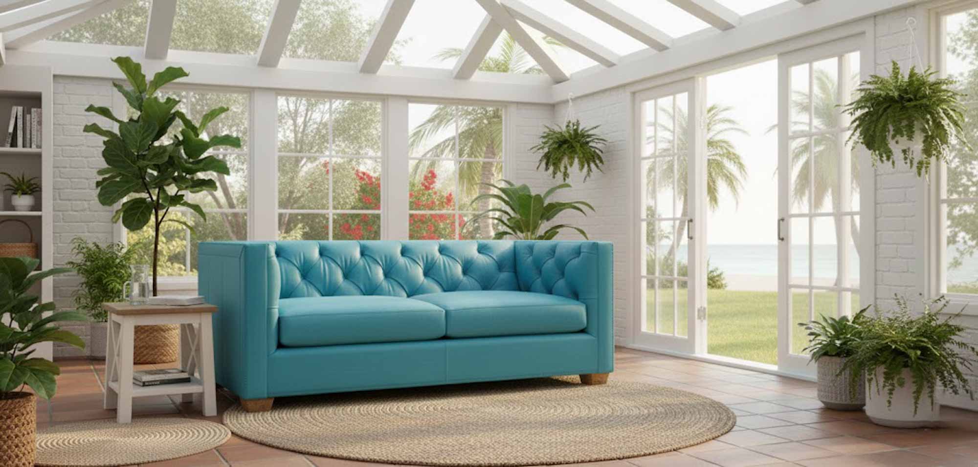 Remy Leather Sofa - Image 7