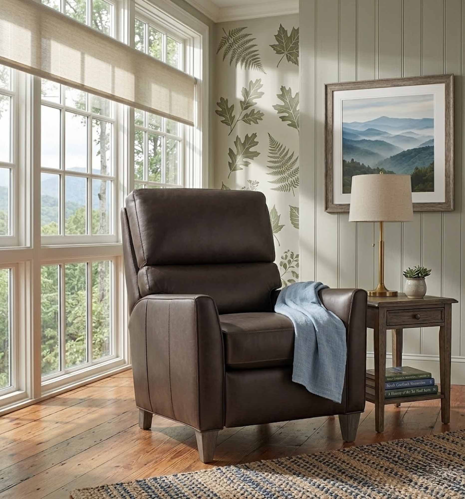 Restin Leather Recliner - Image 13